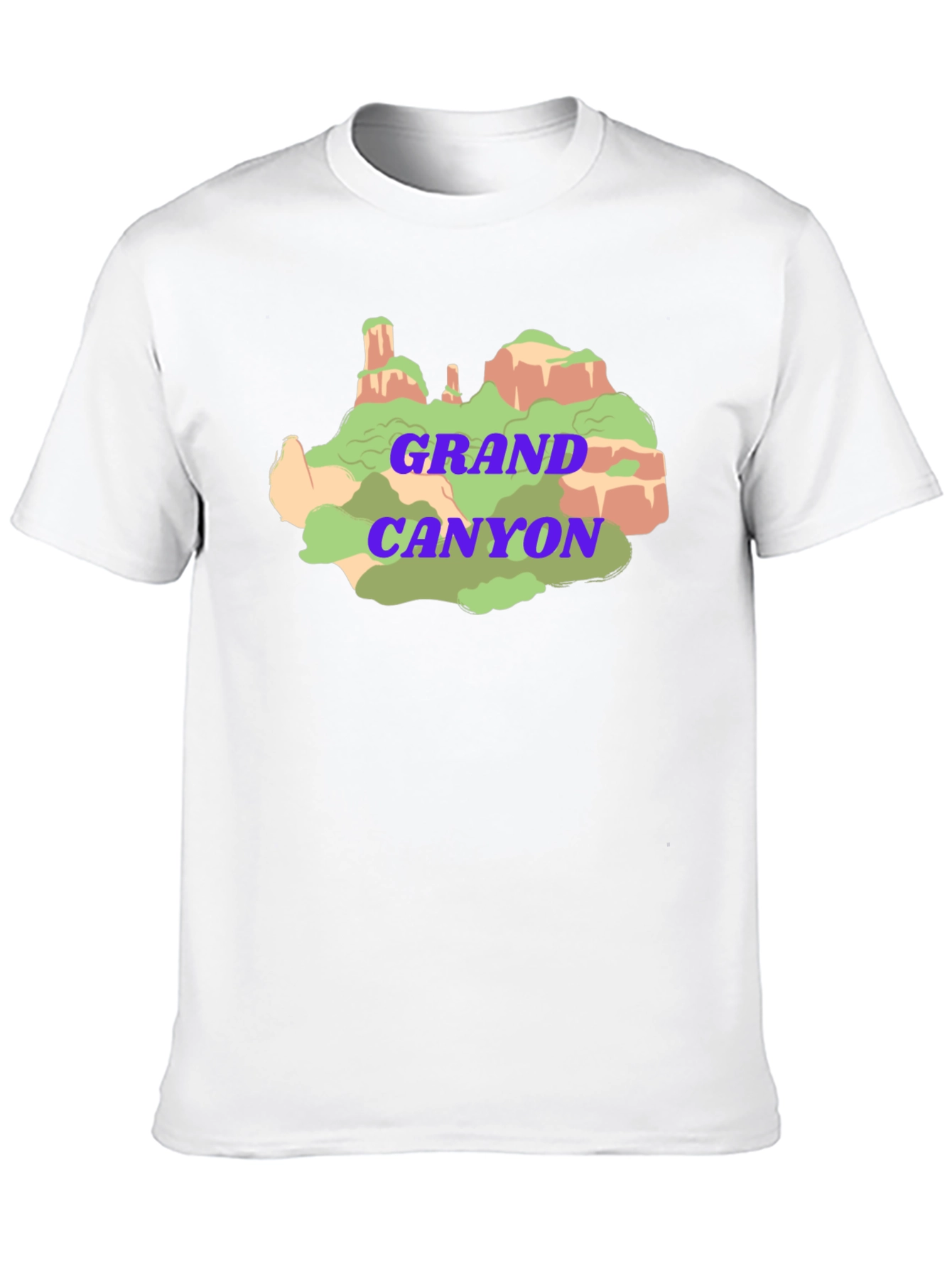Grand Canyon Graphic Tee - Black Cotton T-Shirt