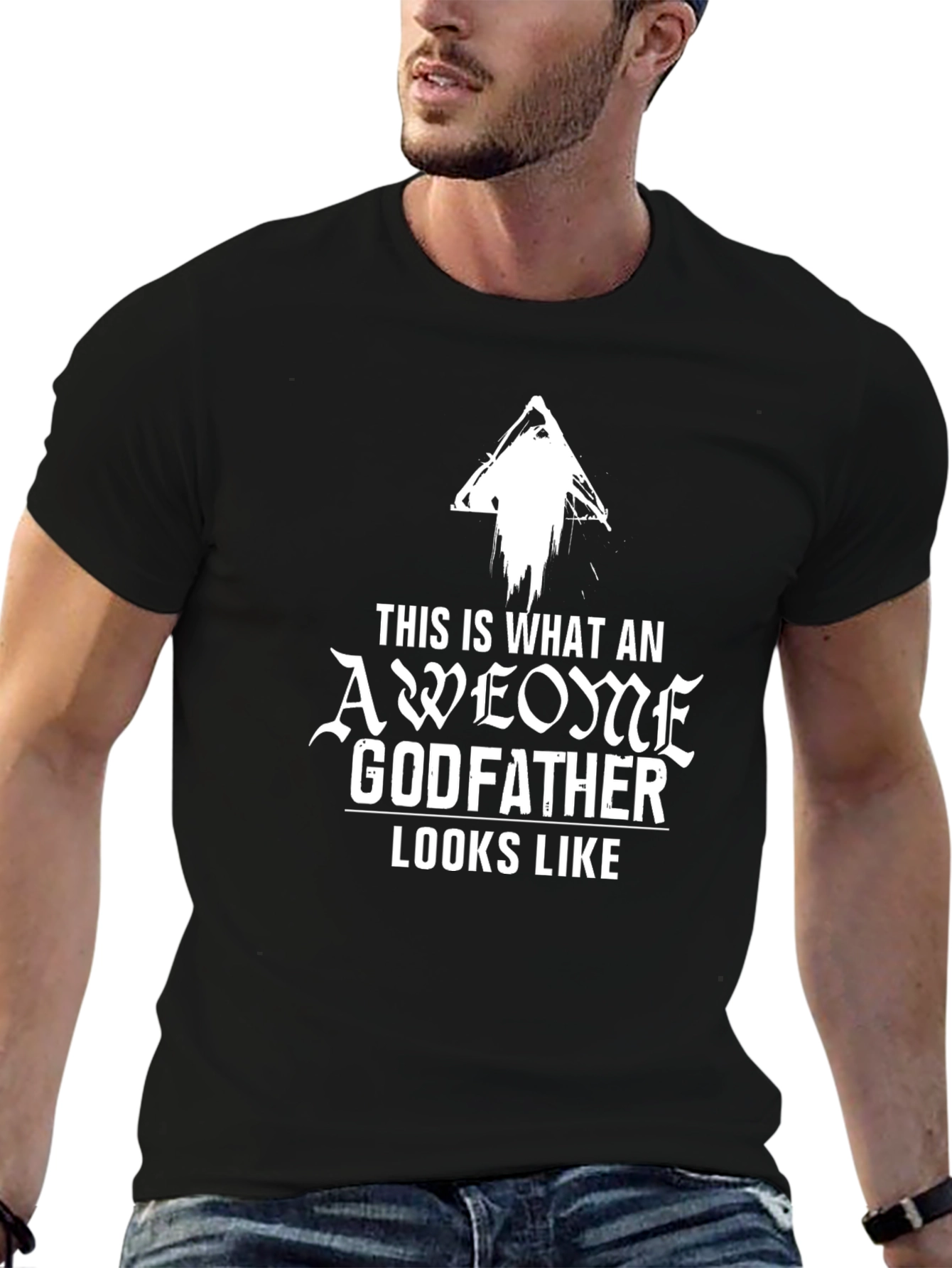 Awesome Godfather T-Shirt - Black
