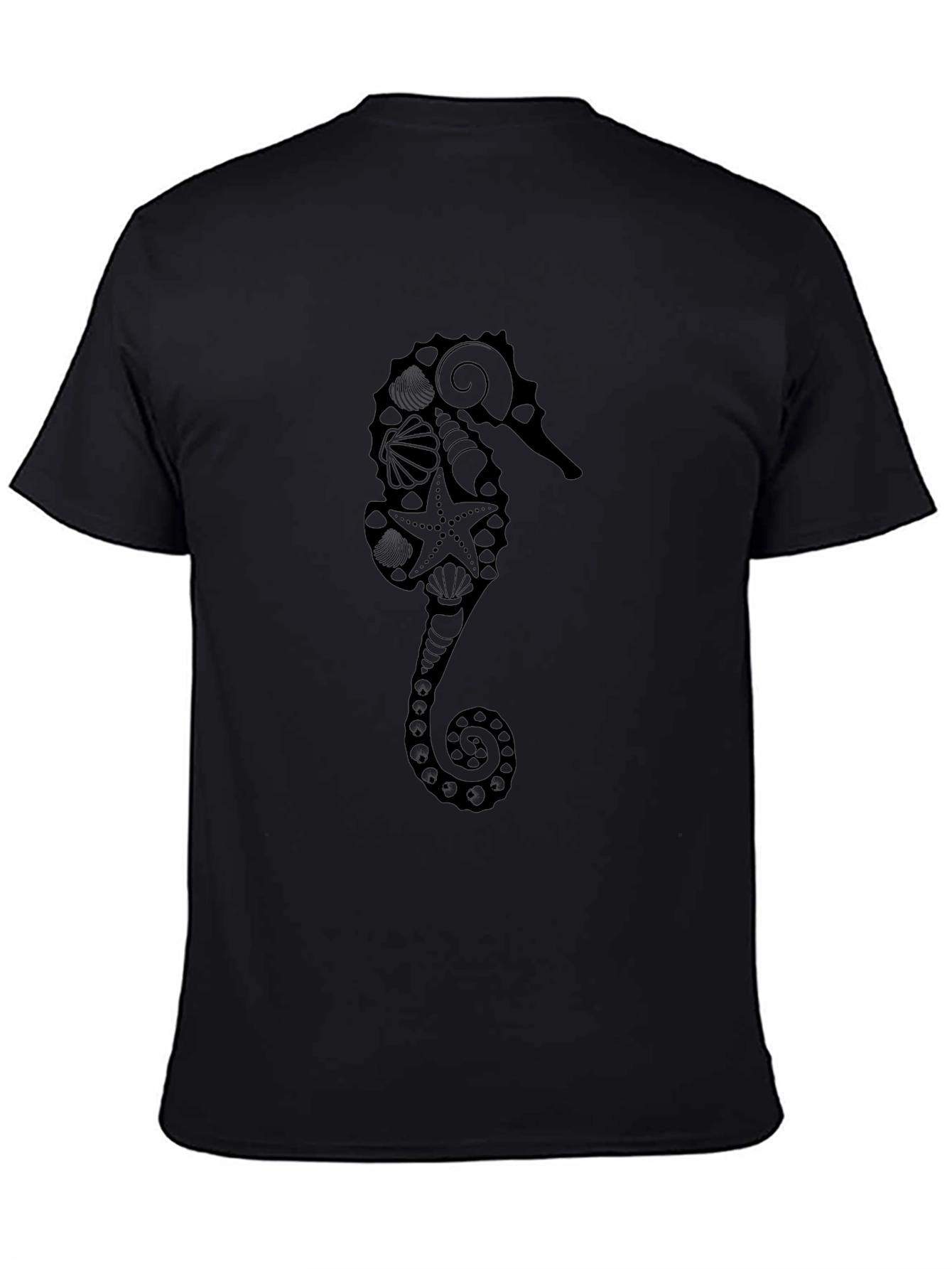 Sea Life Seahorse Graphic T-Shirt