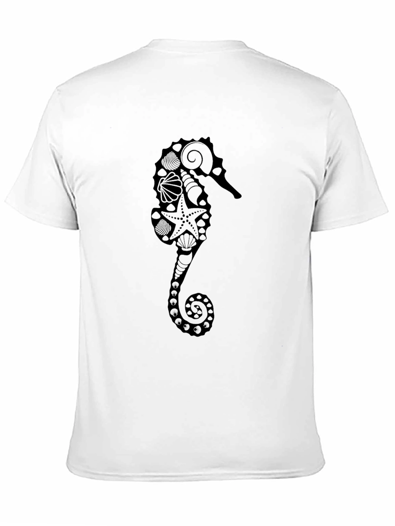 Sea Life Seahorse Graphic T-Shirt