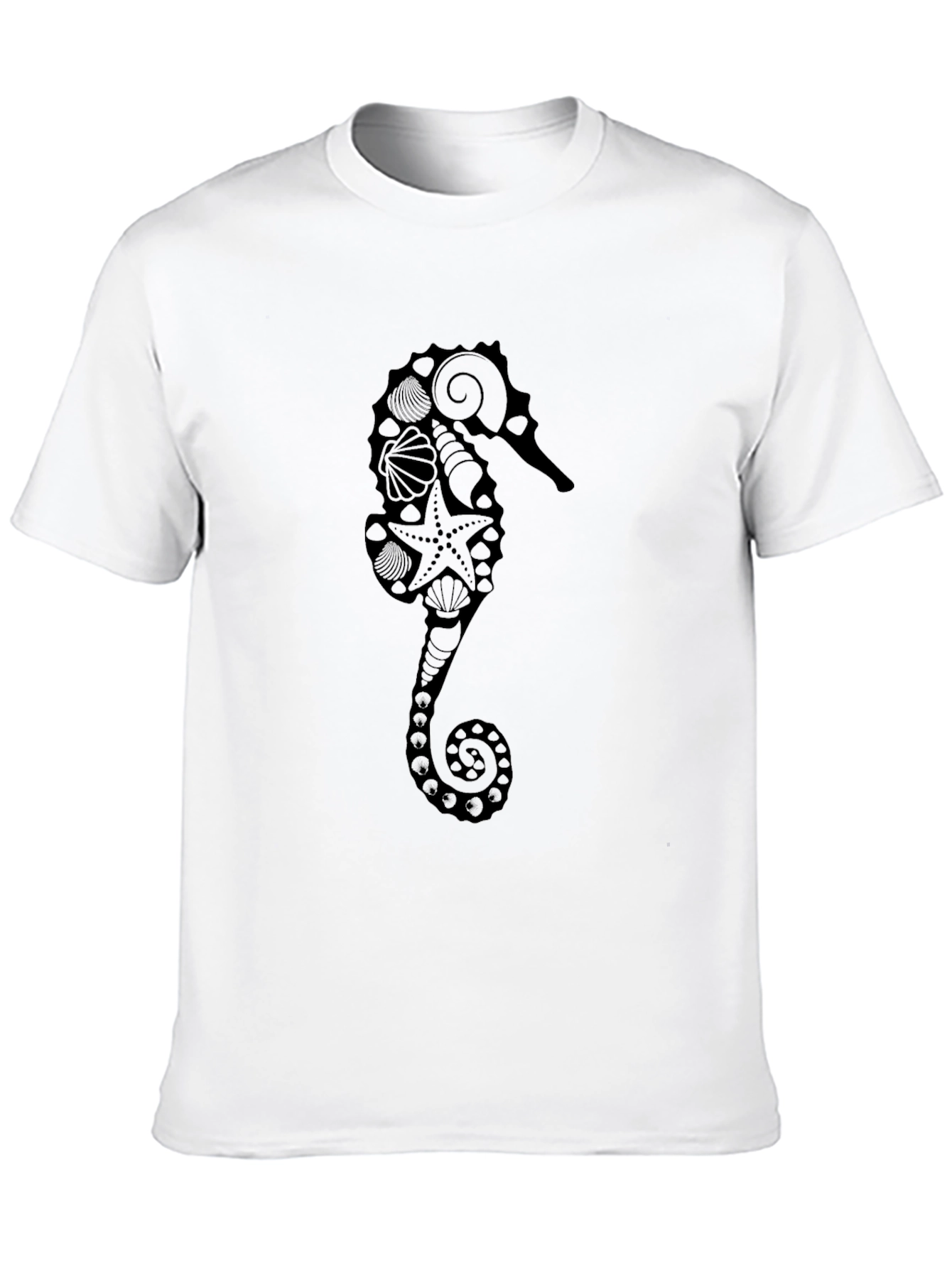 Sea Life Seahorse Graphic T-Shirt