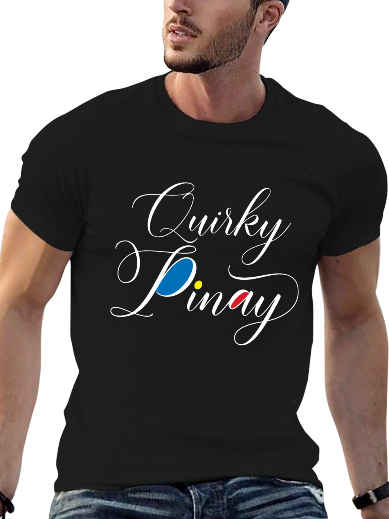 Quirky Pinay Black Graphic Tee