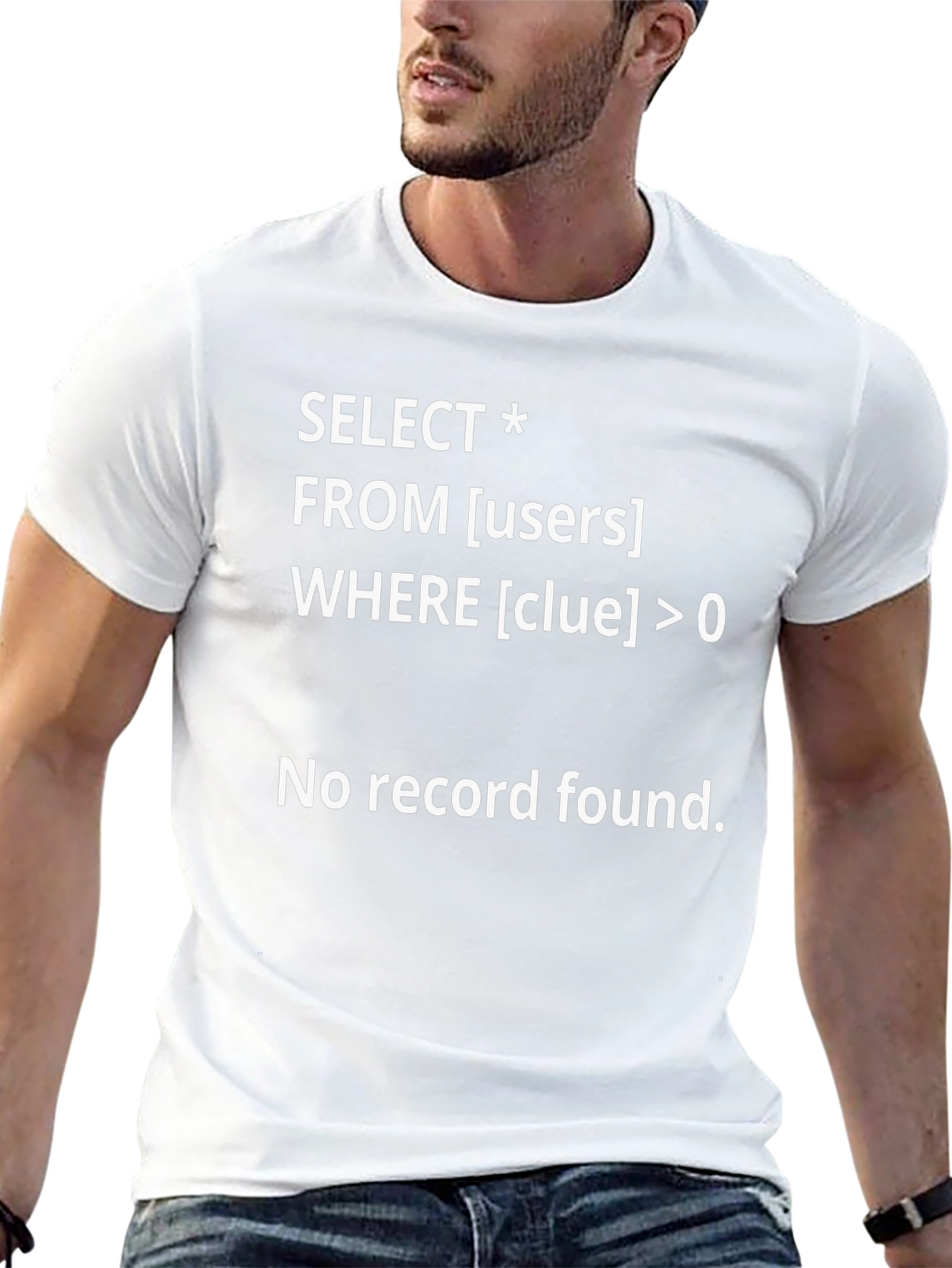 SQL Query T-Shirt - Programmer Humor