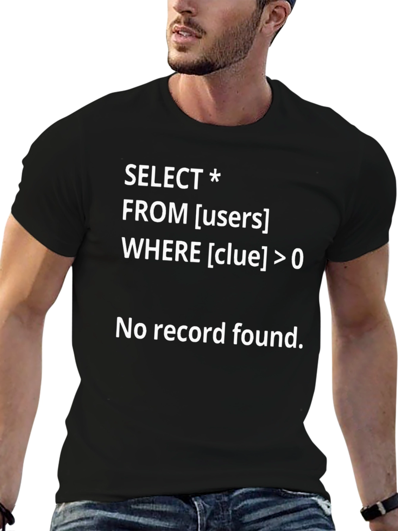 SQL Query T-Shirt - Programmer Humor
