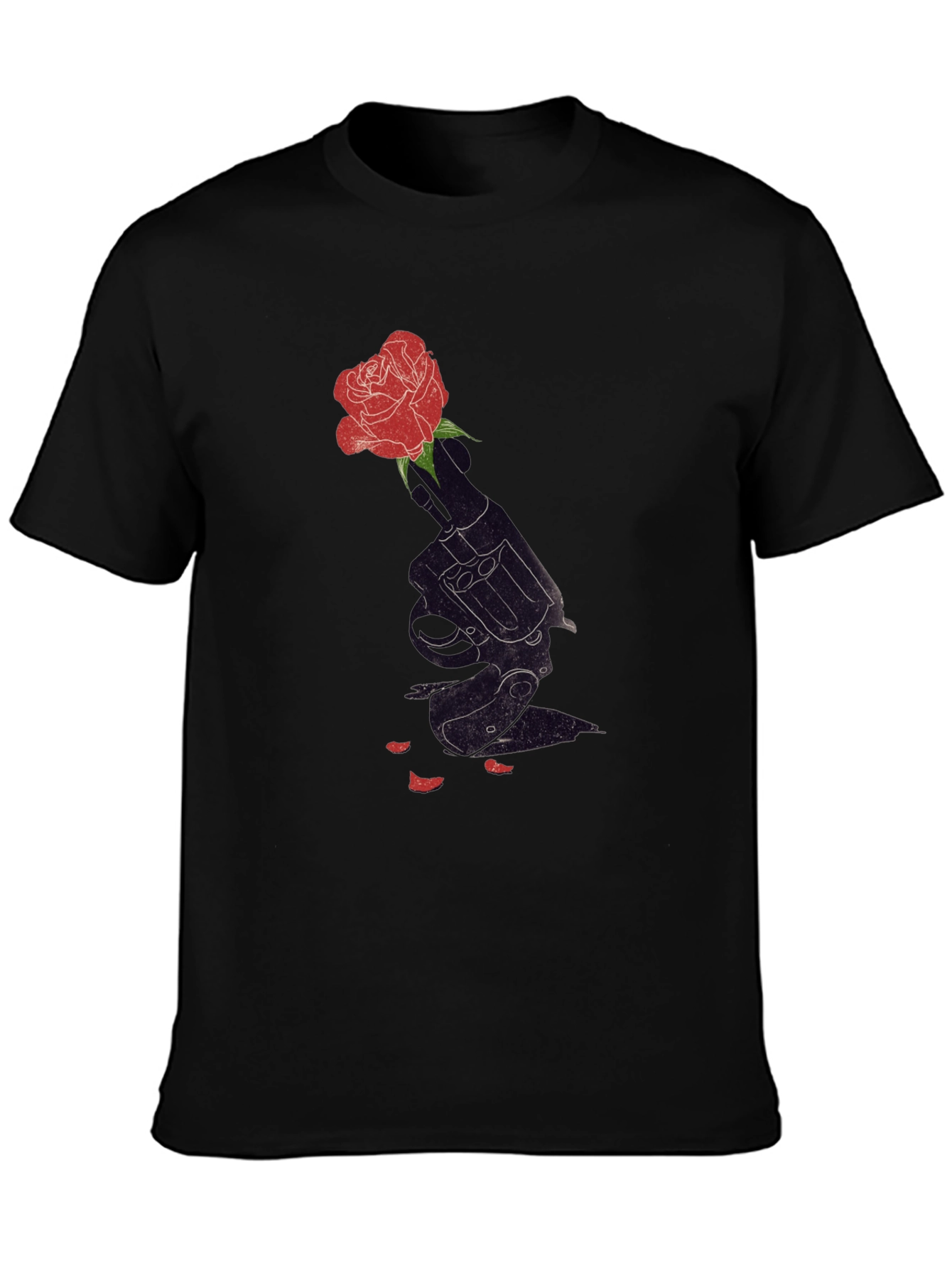 Rose and Revolver Graphic T-Shirt