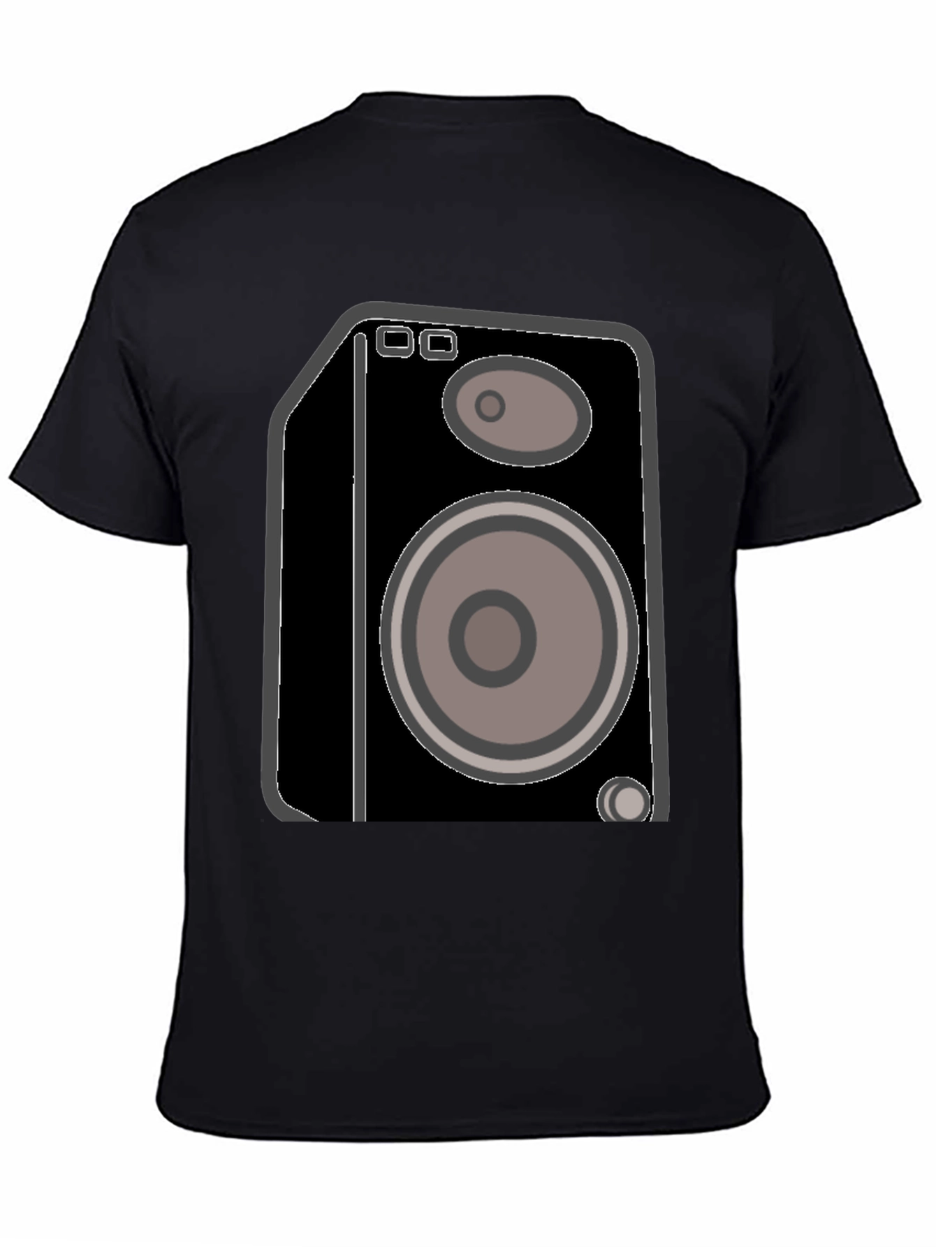 Speaker Graphic Black T-Shirt