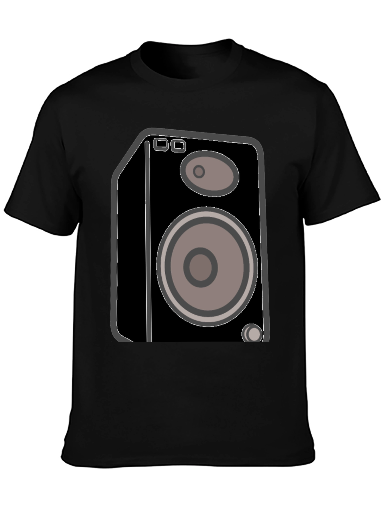 Speaker Graphic Black T-Shirt