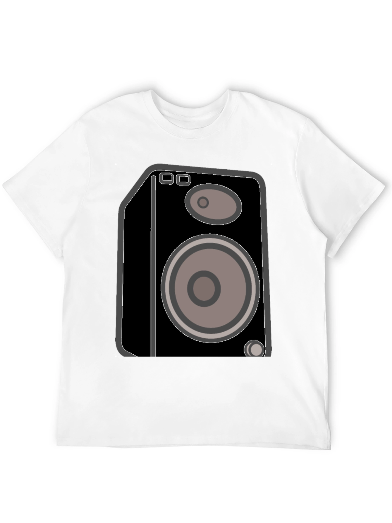 Speaker Graphic Black T-Shirt