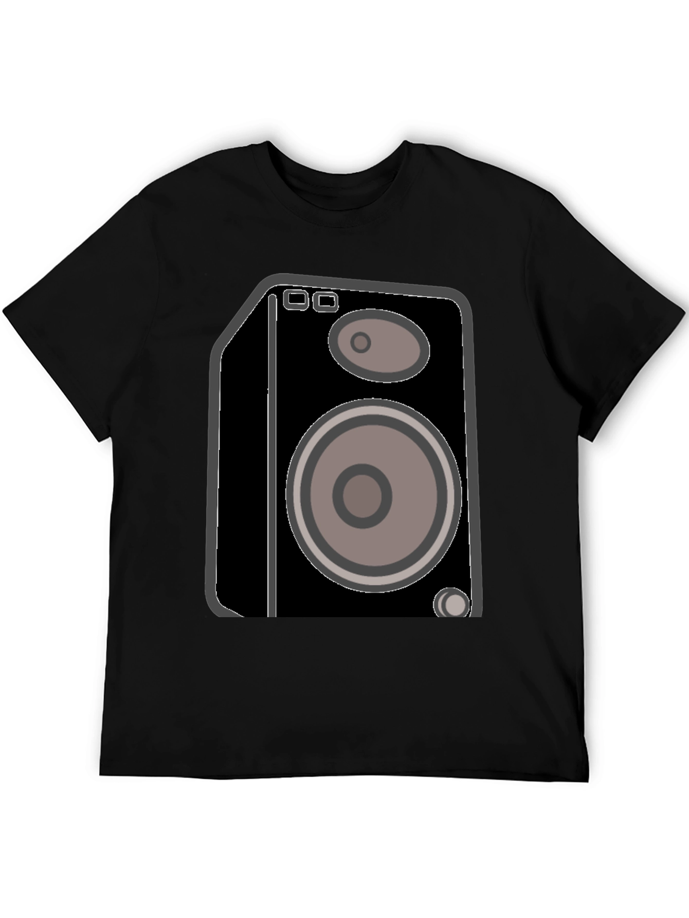 Speaker Graphic Black T-Shirt