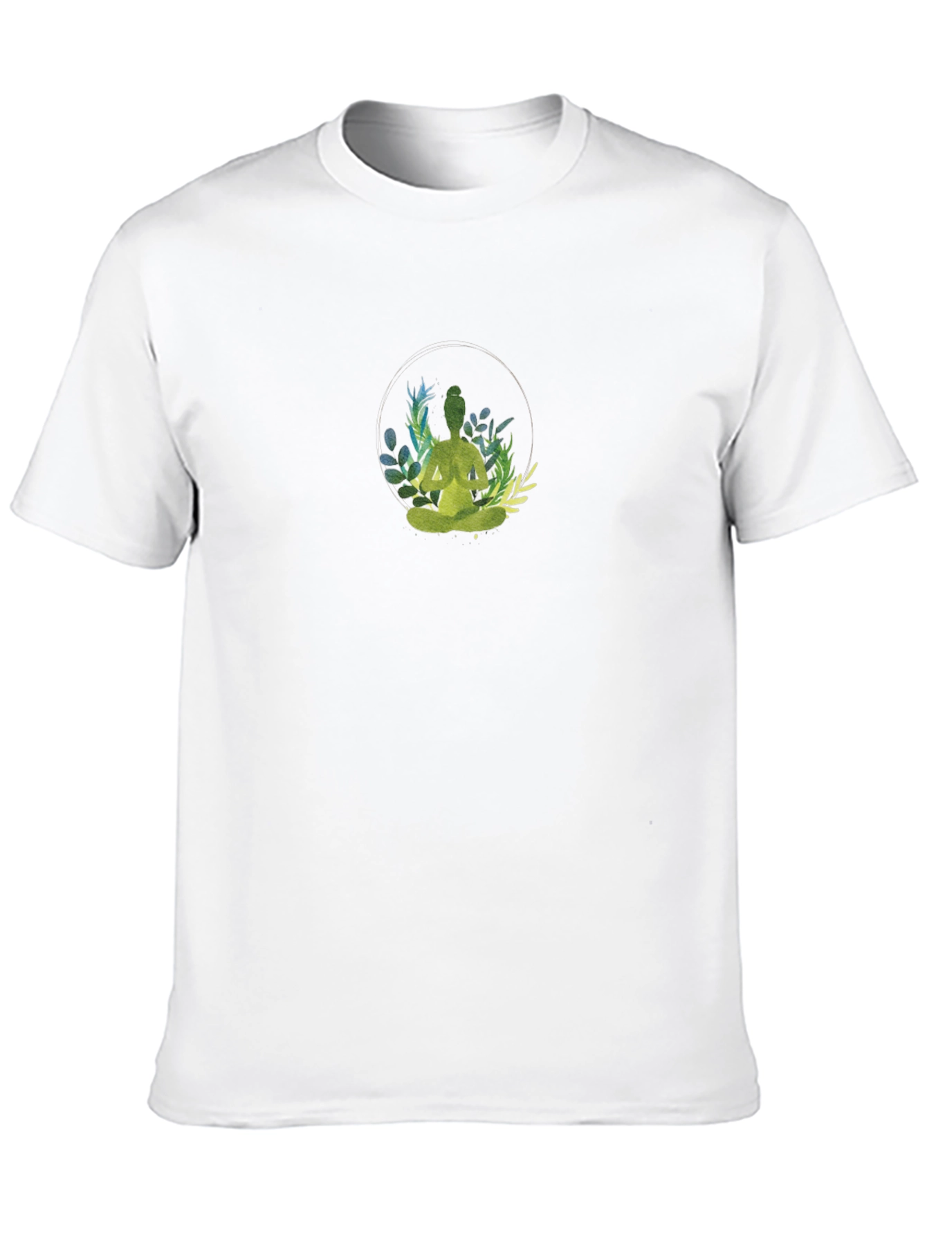 Nature Meditation Black T-Shirt