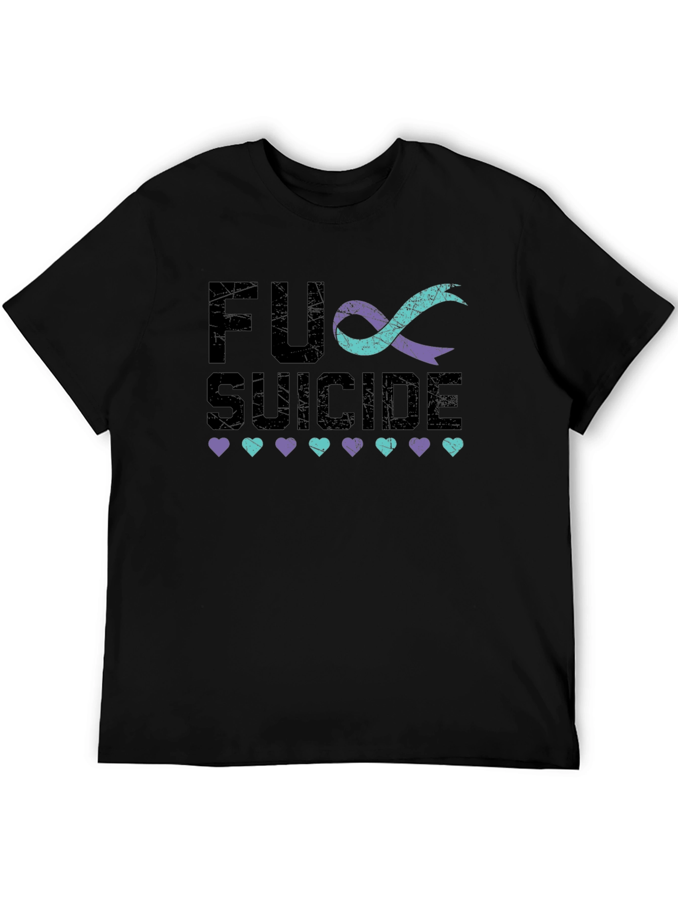 FU Suicide Awareness Ribbon Graphic Tee