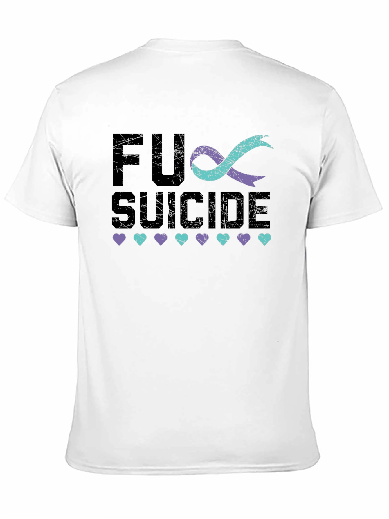 FU Suicide Awareness Ribbon Graphic Tee