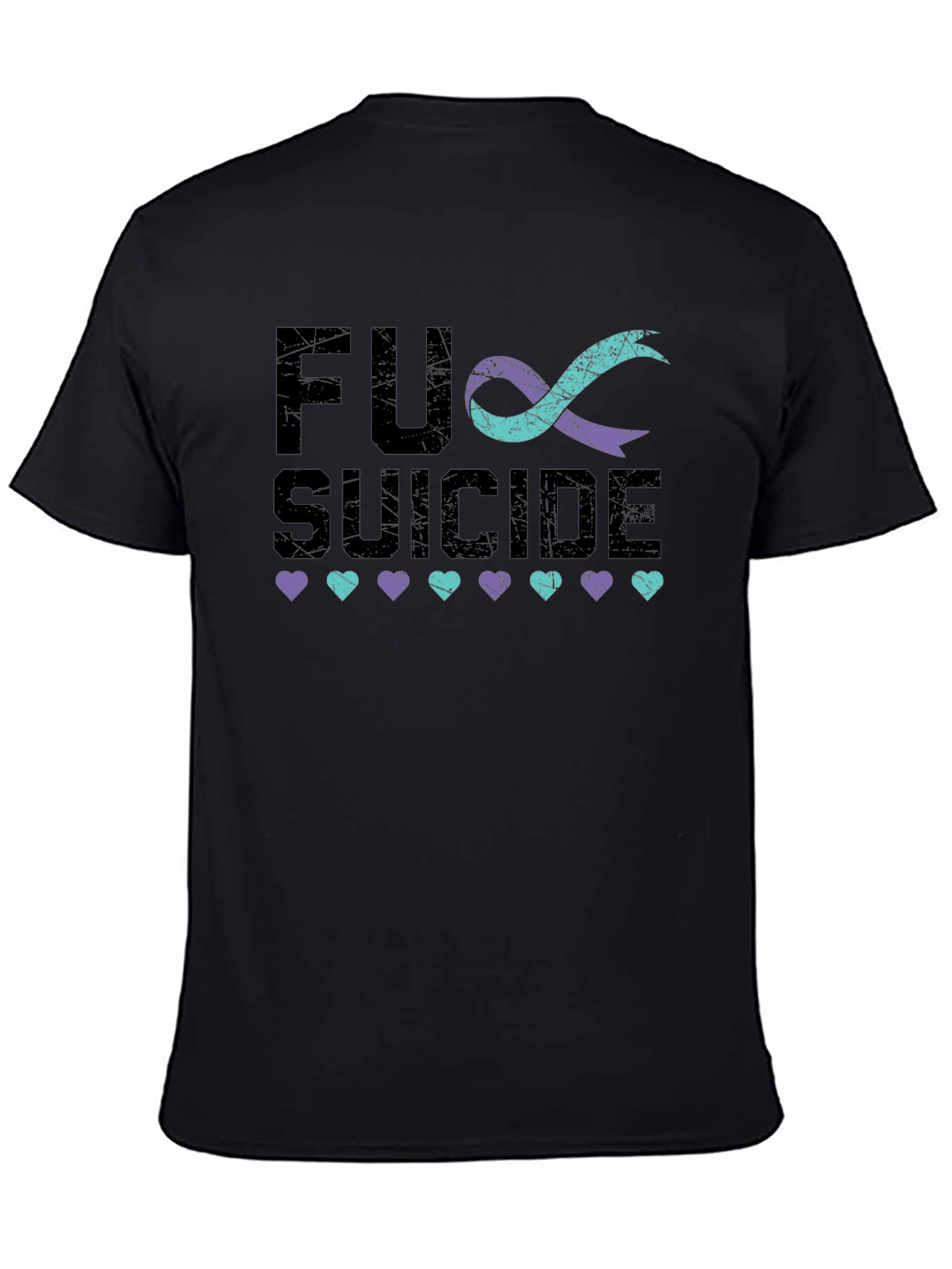 FU Suicide Awareness Ribbon Graphic Tee