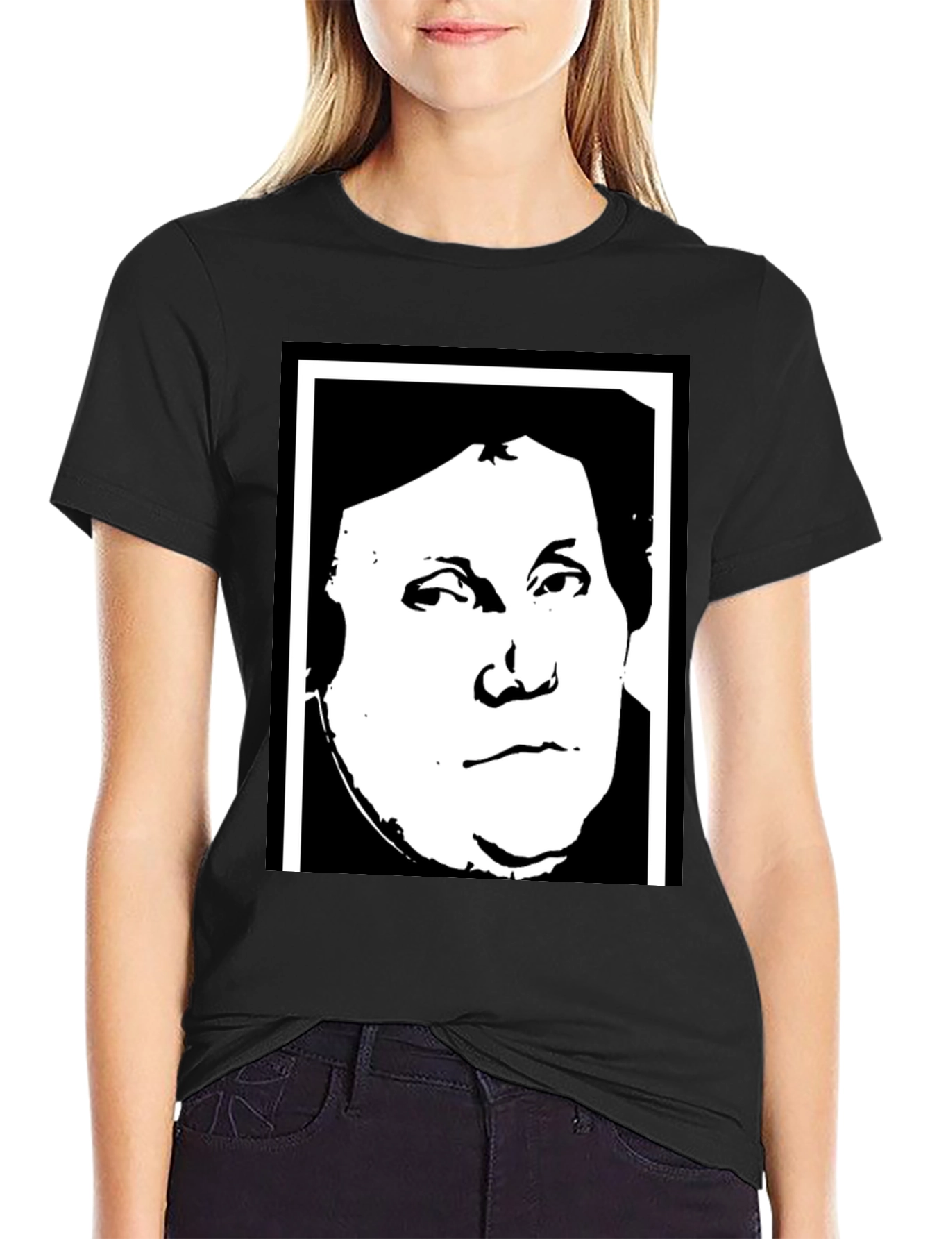Martin Luther Portrait Graphic T-Shirt