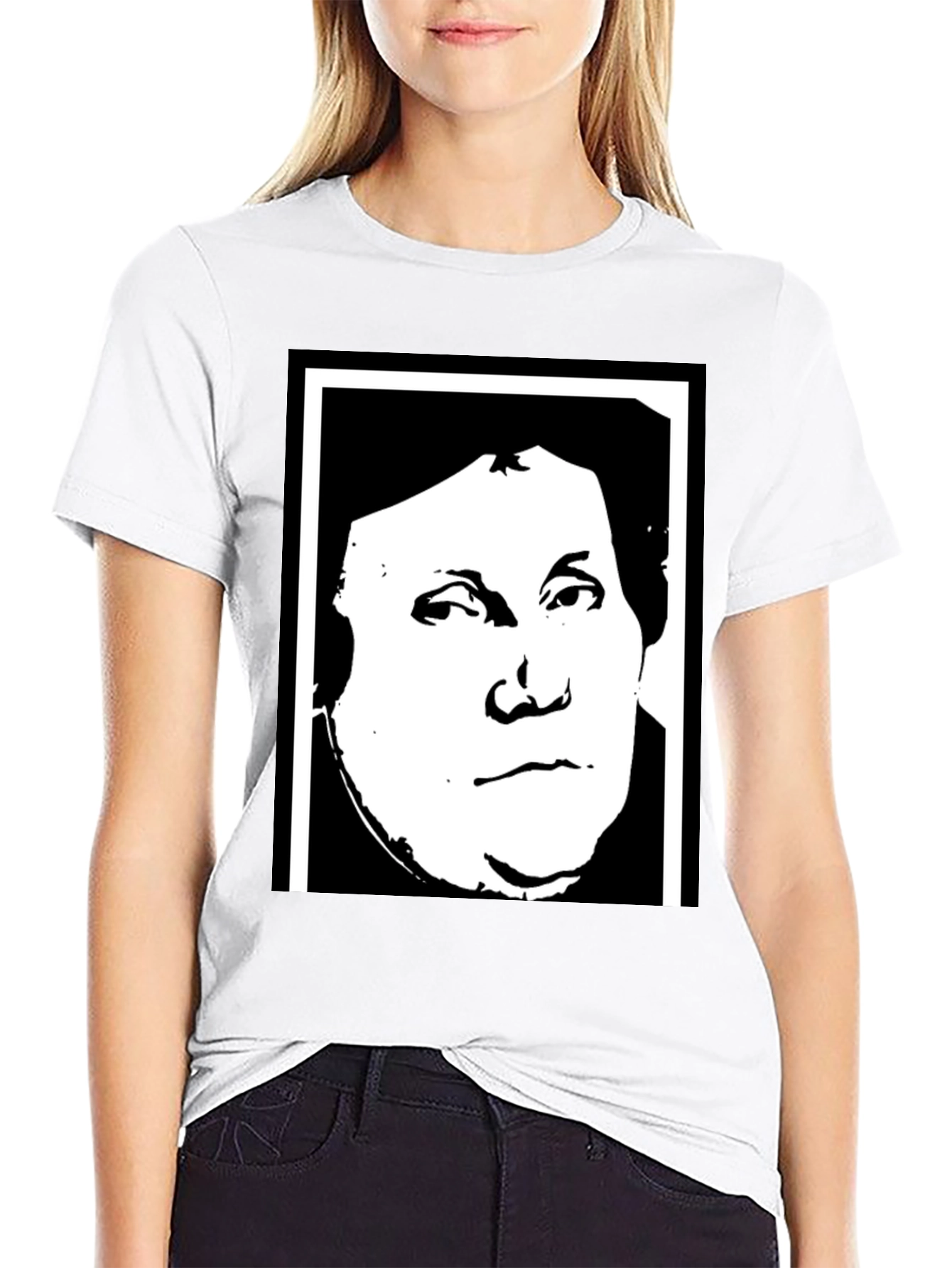 Martin Luther Portrait Graphic T-Shirt