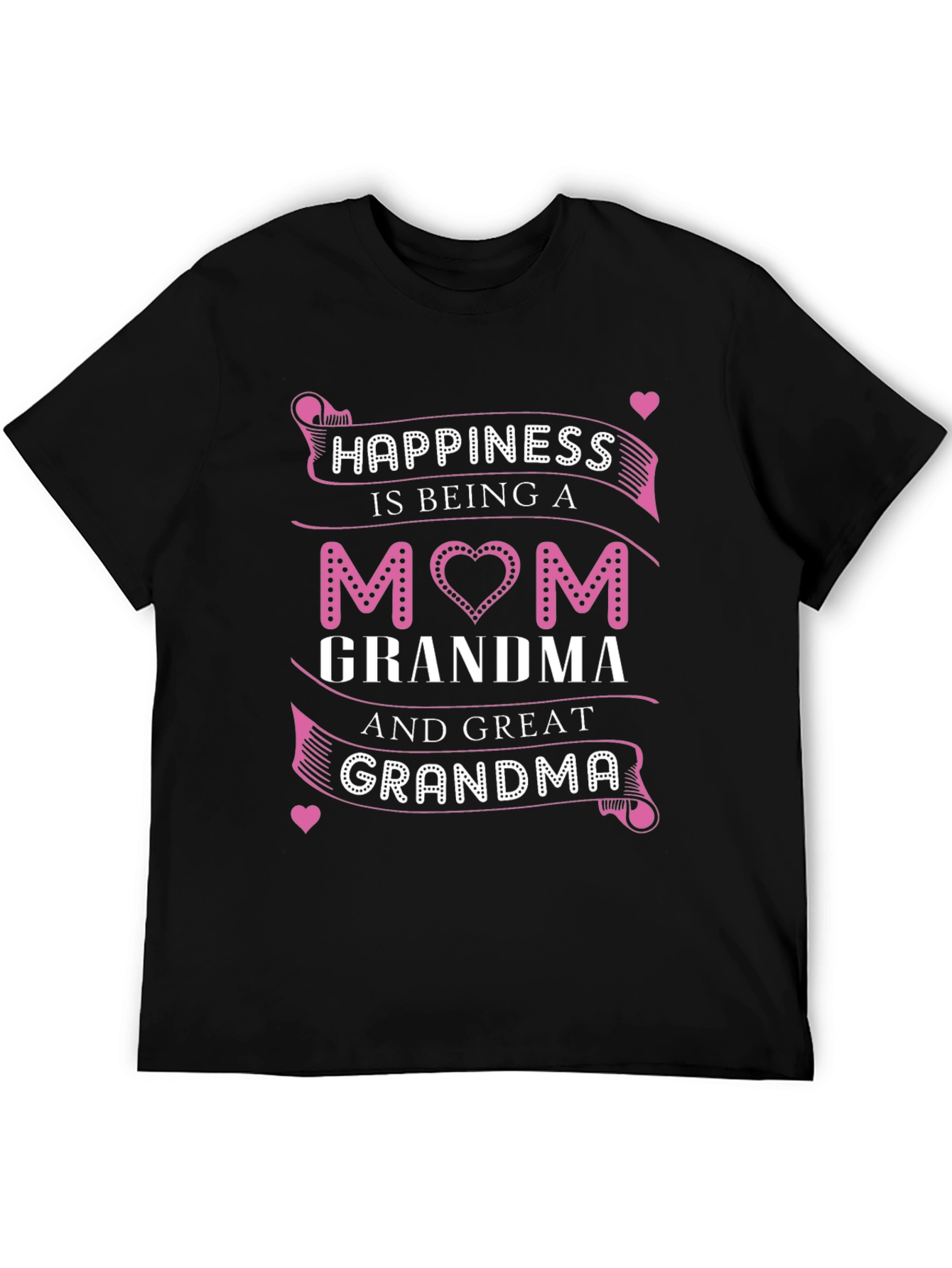 Happiness Is Being a Mom Grandma T-Shirt