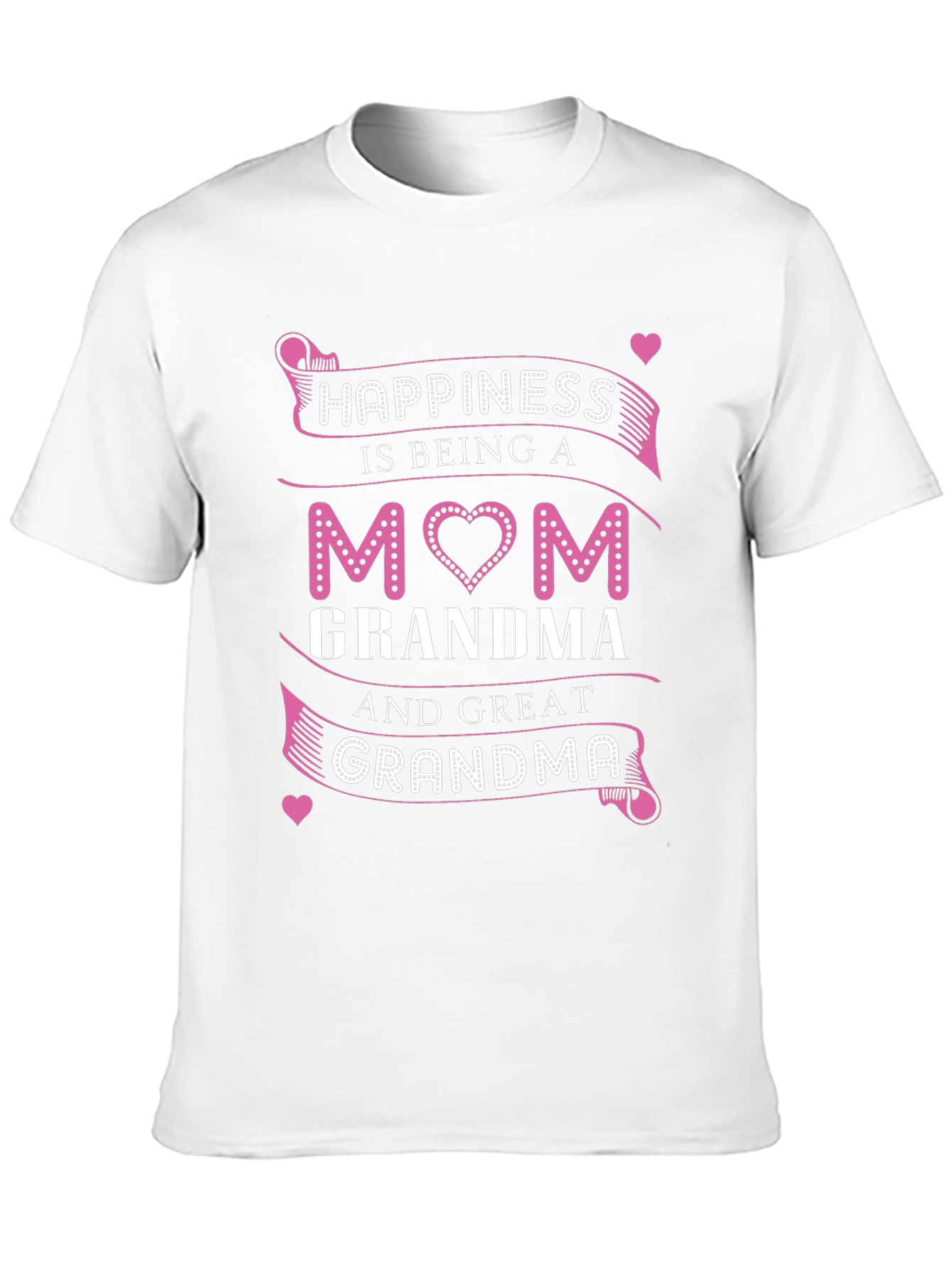 Happiness Is Being a Mom Grandma T-Shirt