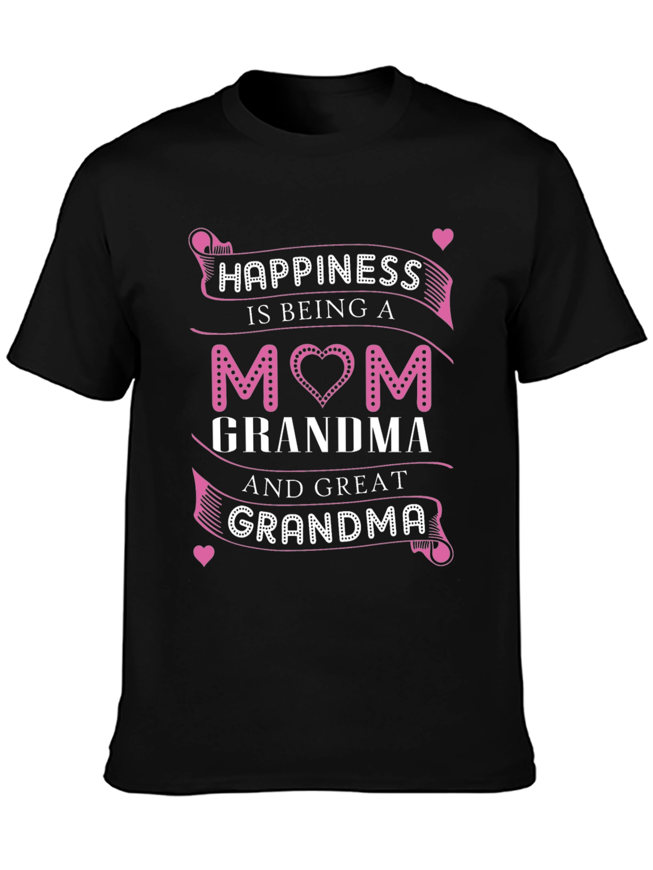 Happiness Is Being a Mom Grandma T-Shirt