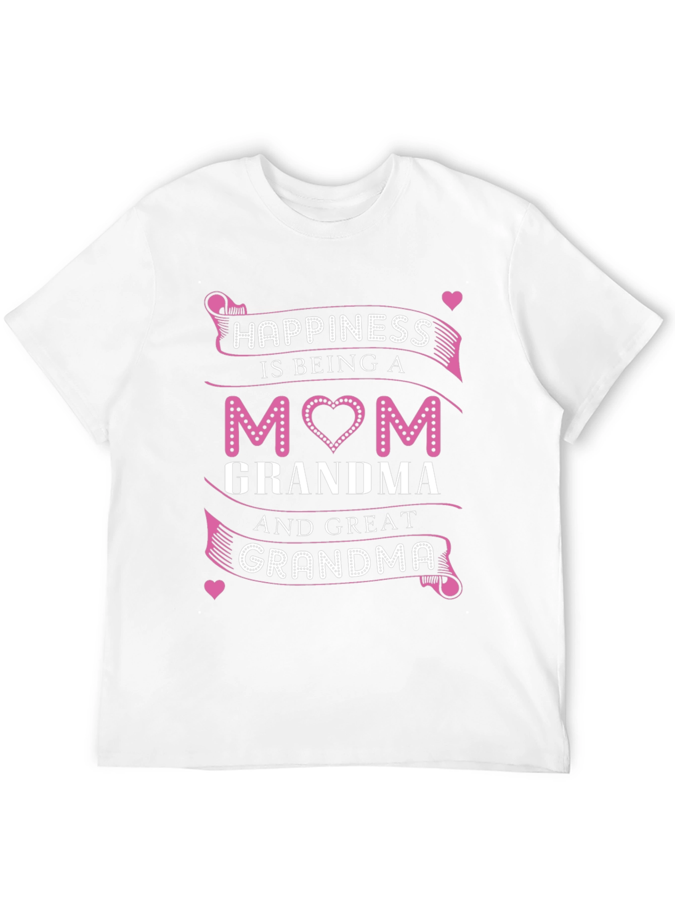 Happiness Is Being a Mom Grandma T-Shirt