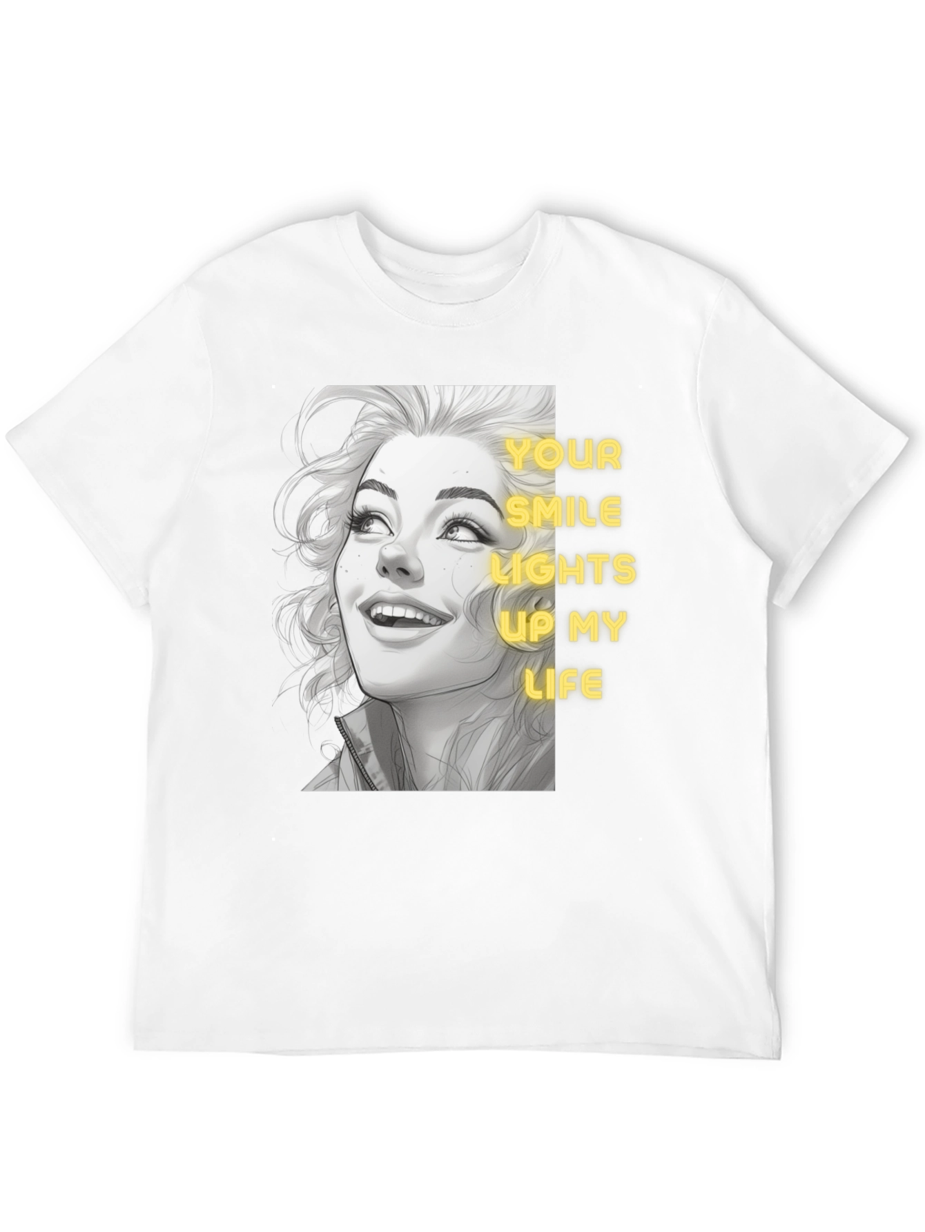 Smile Lights Up My Life Graphic Tee