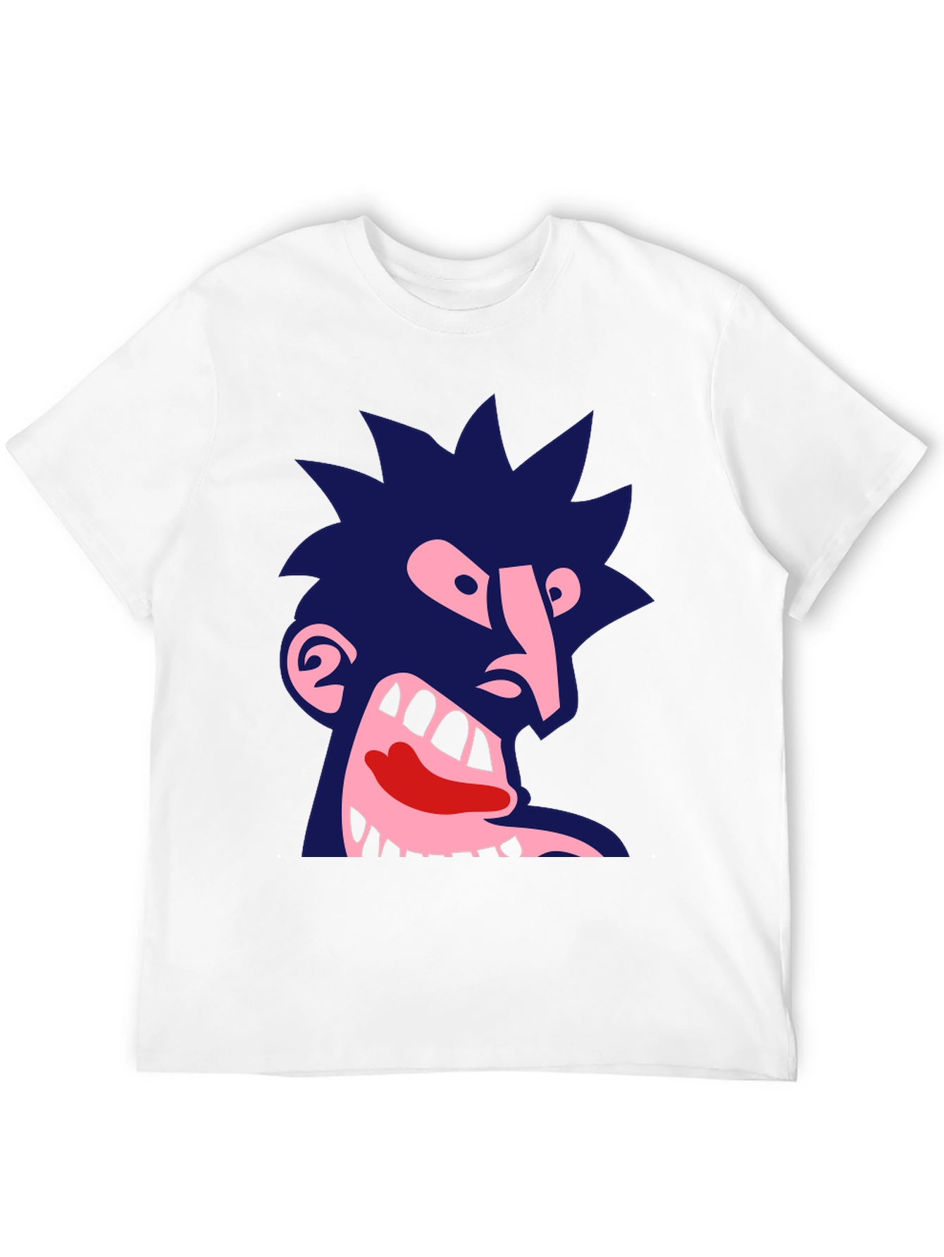 Abstract Graphic Print Tee - Dark Humor