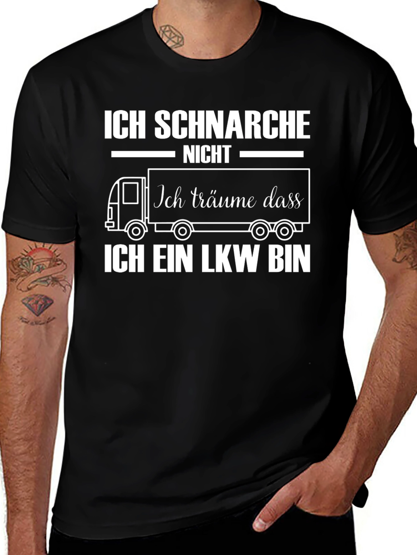 Ich Schnarche Nicht T-Shirt - Funny Trucker Gift