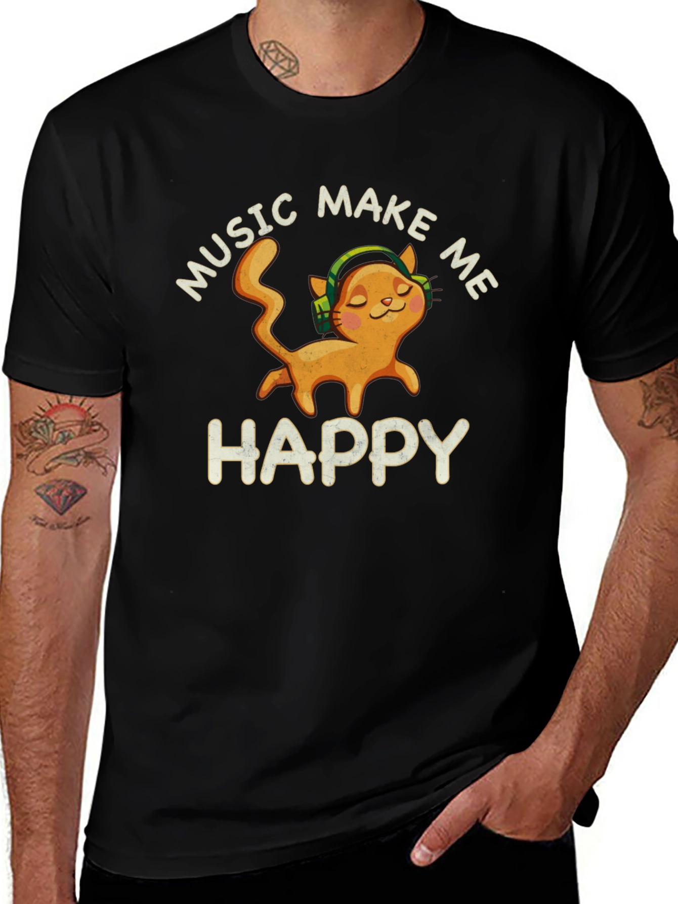 Music Make Me Happy T-Shirt