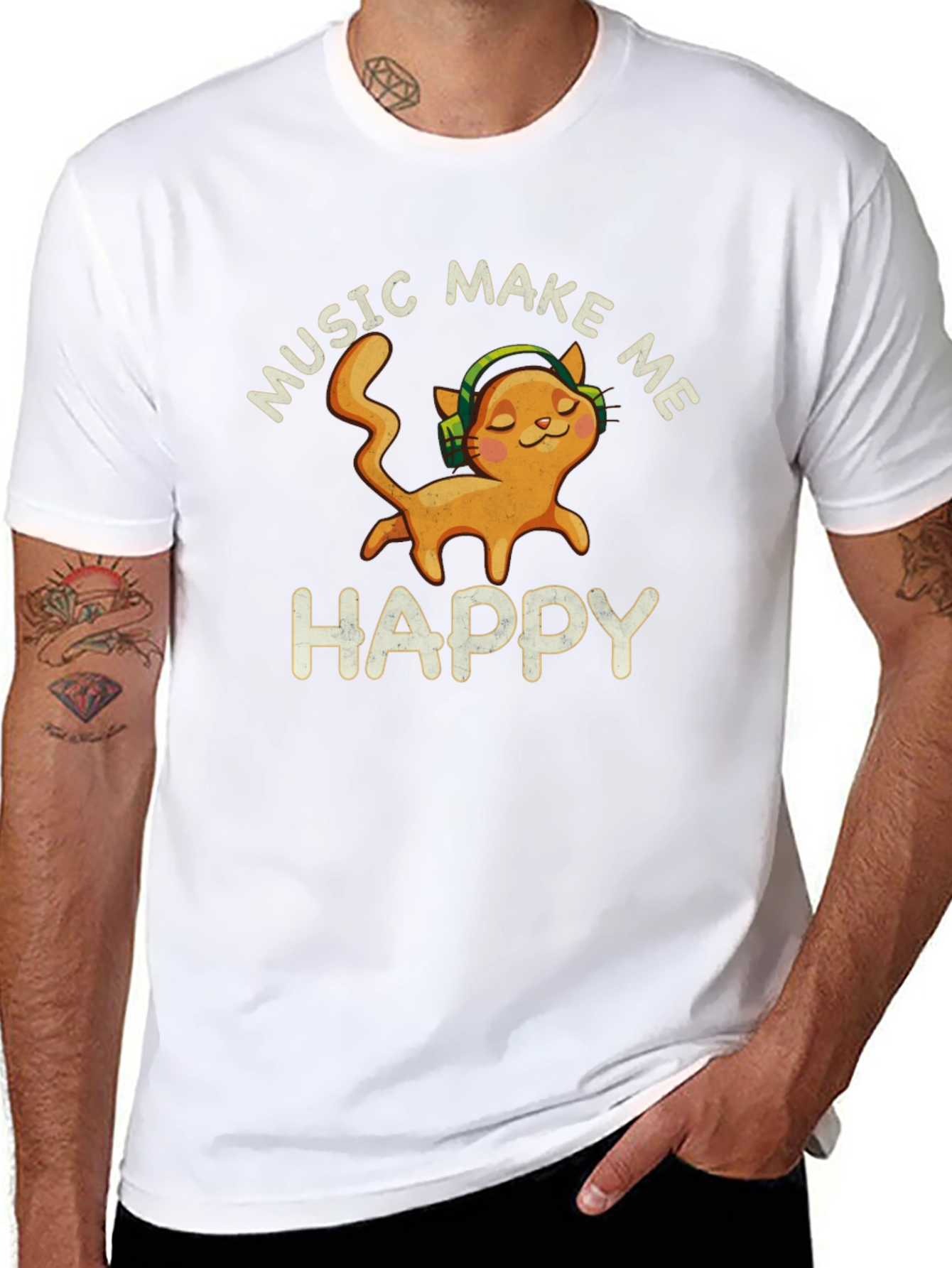 Music Make Me Happy T-Shirt