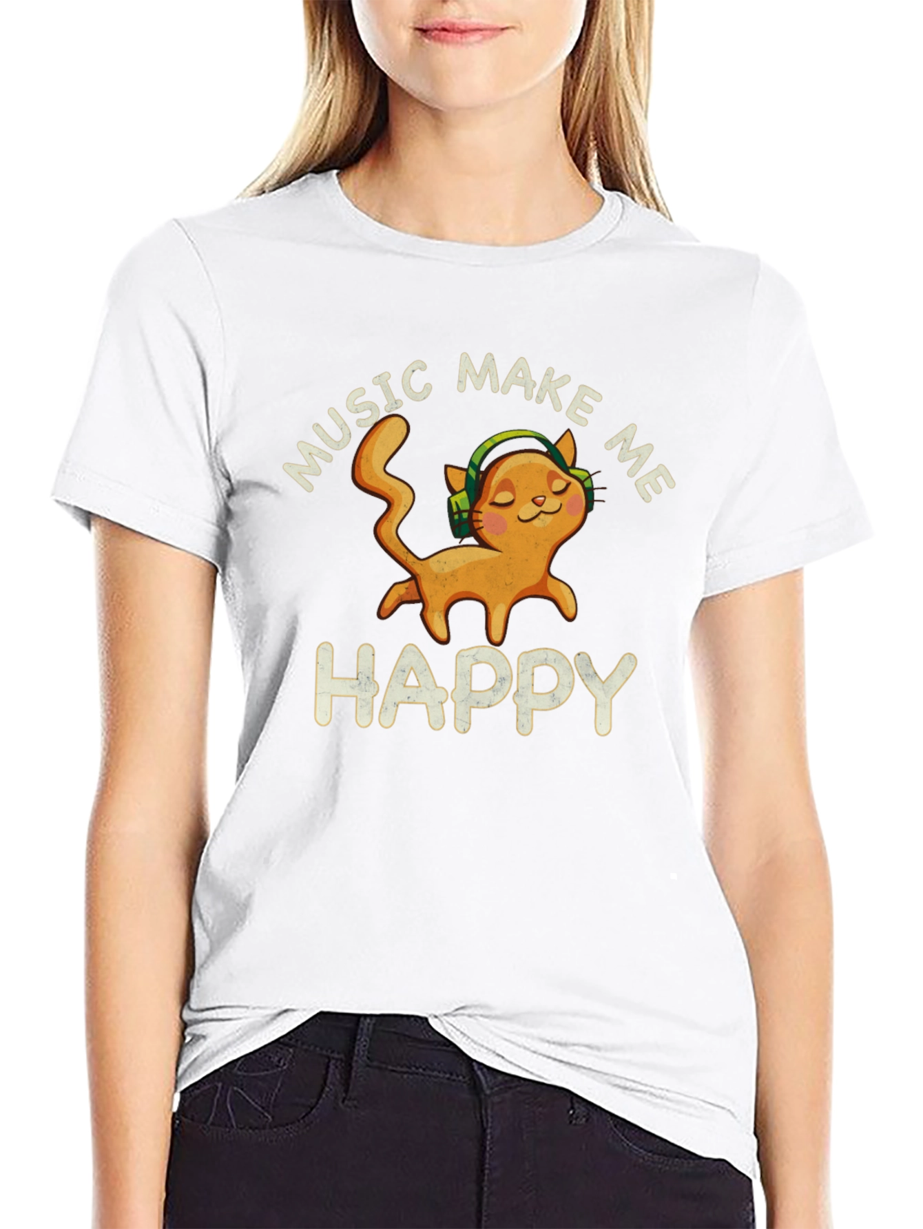 Music Make Me Happy T-Shirt