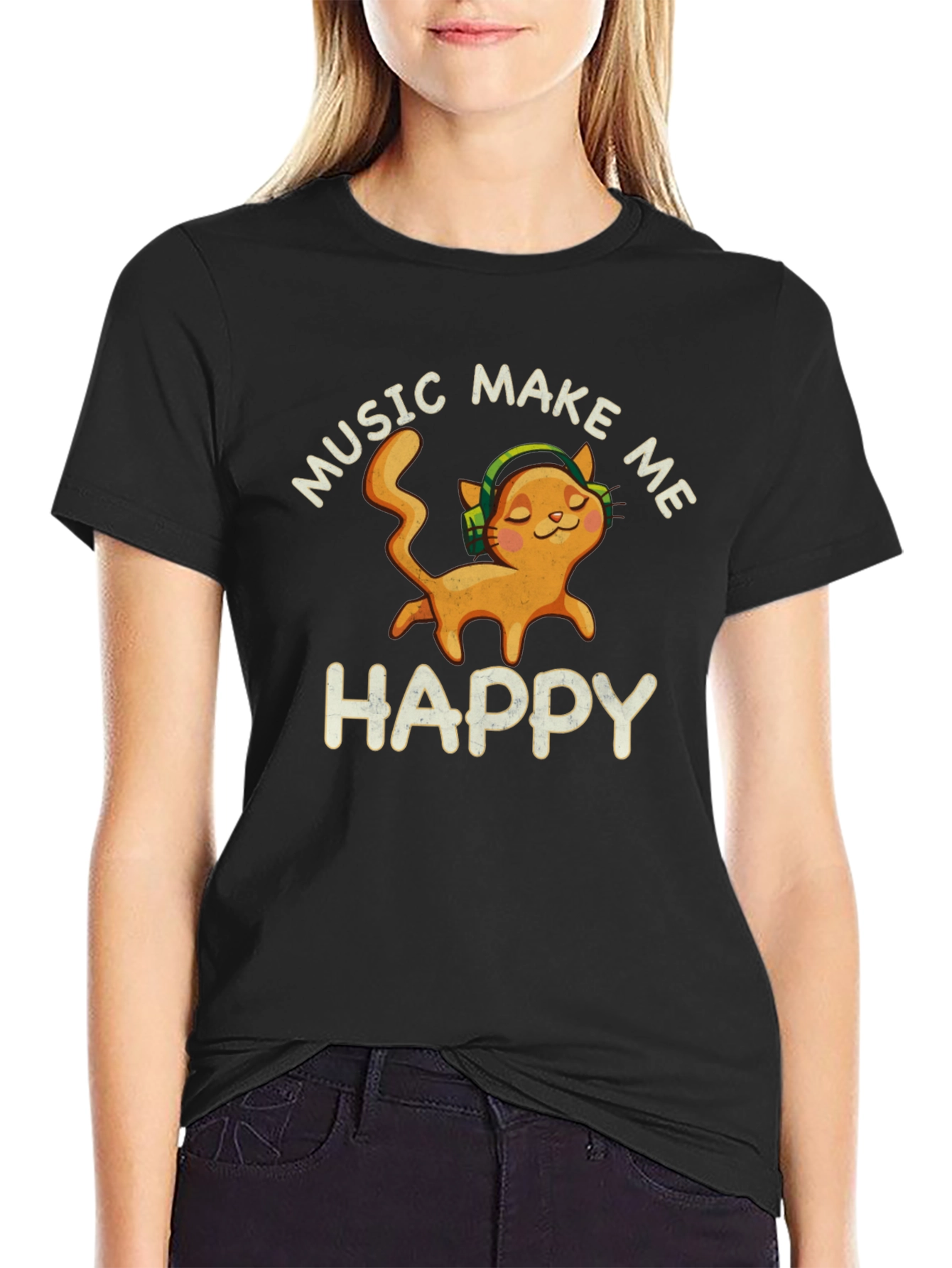 Music Make Me Happy T-Shirt