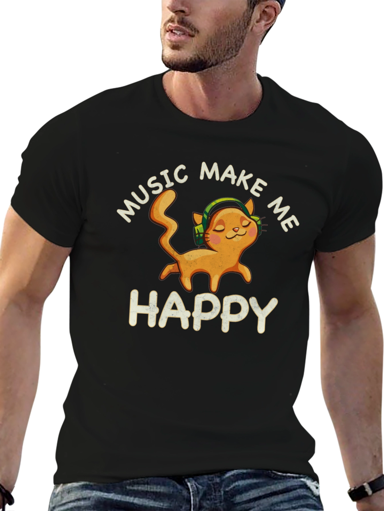 Music Make Me Happy T-Shirt