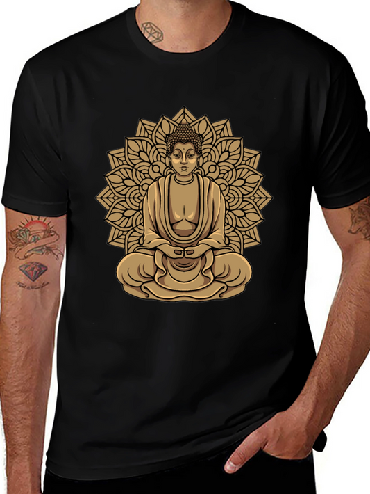 Buddha Mandala Graphic T-Shirt