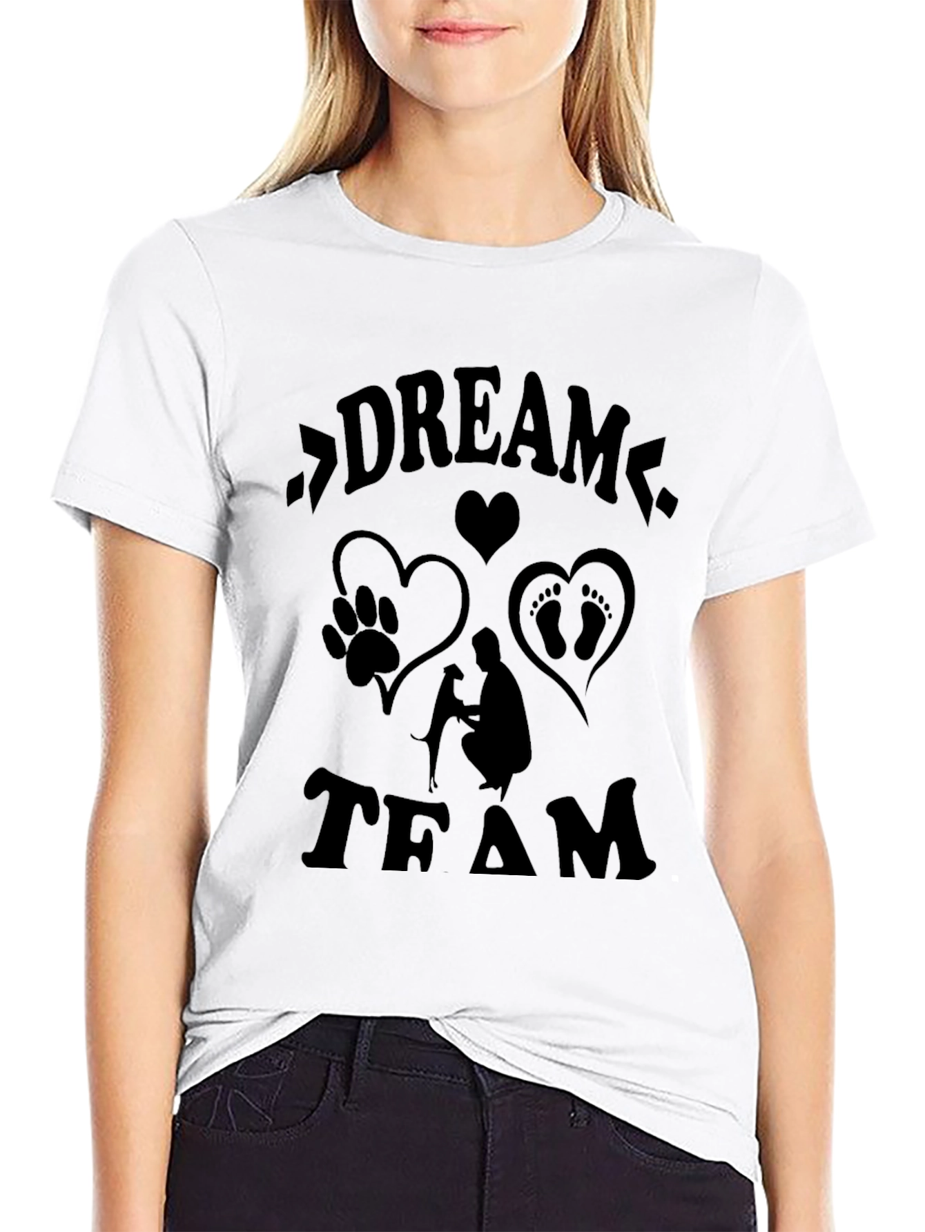 Dream Team Graphic Tee - Family Dog Baby Love