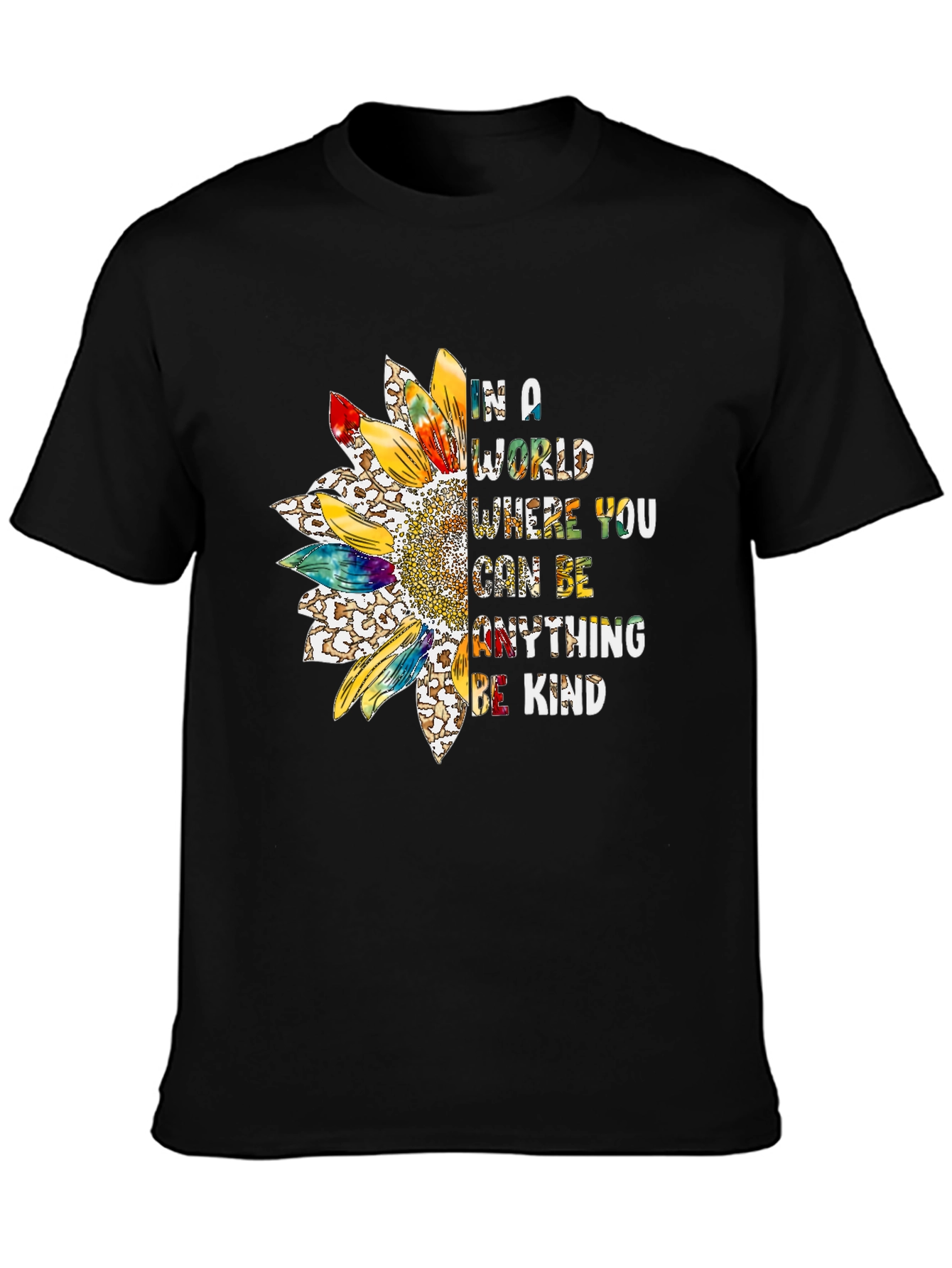 Sunflower Kindness Graphic T-Shirt