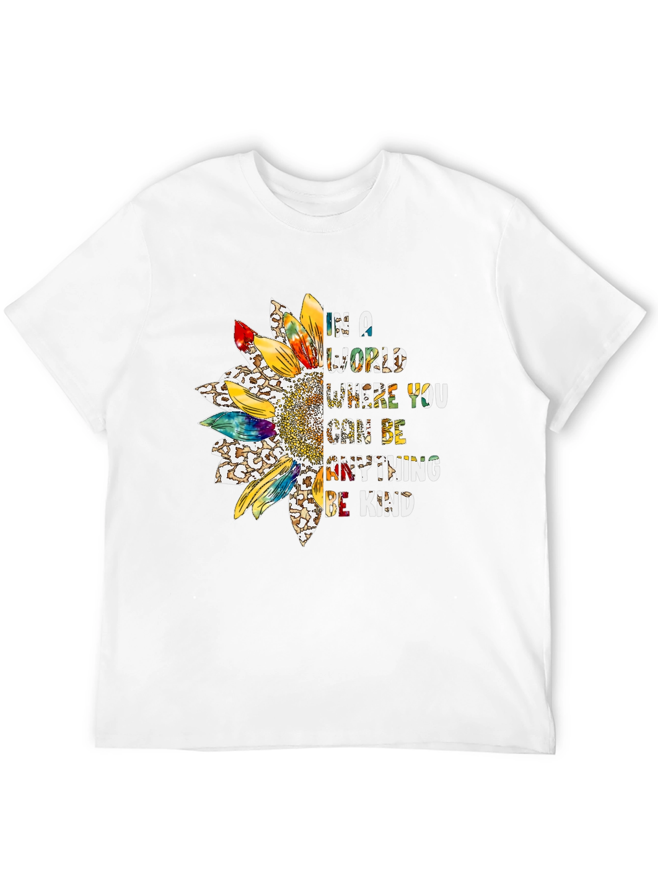 Sunflower Kindness Graphic T-Shirt