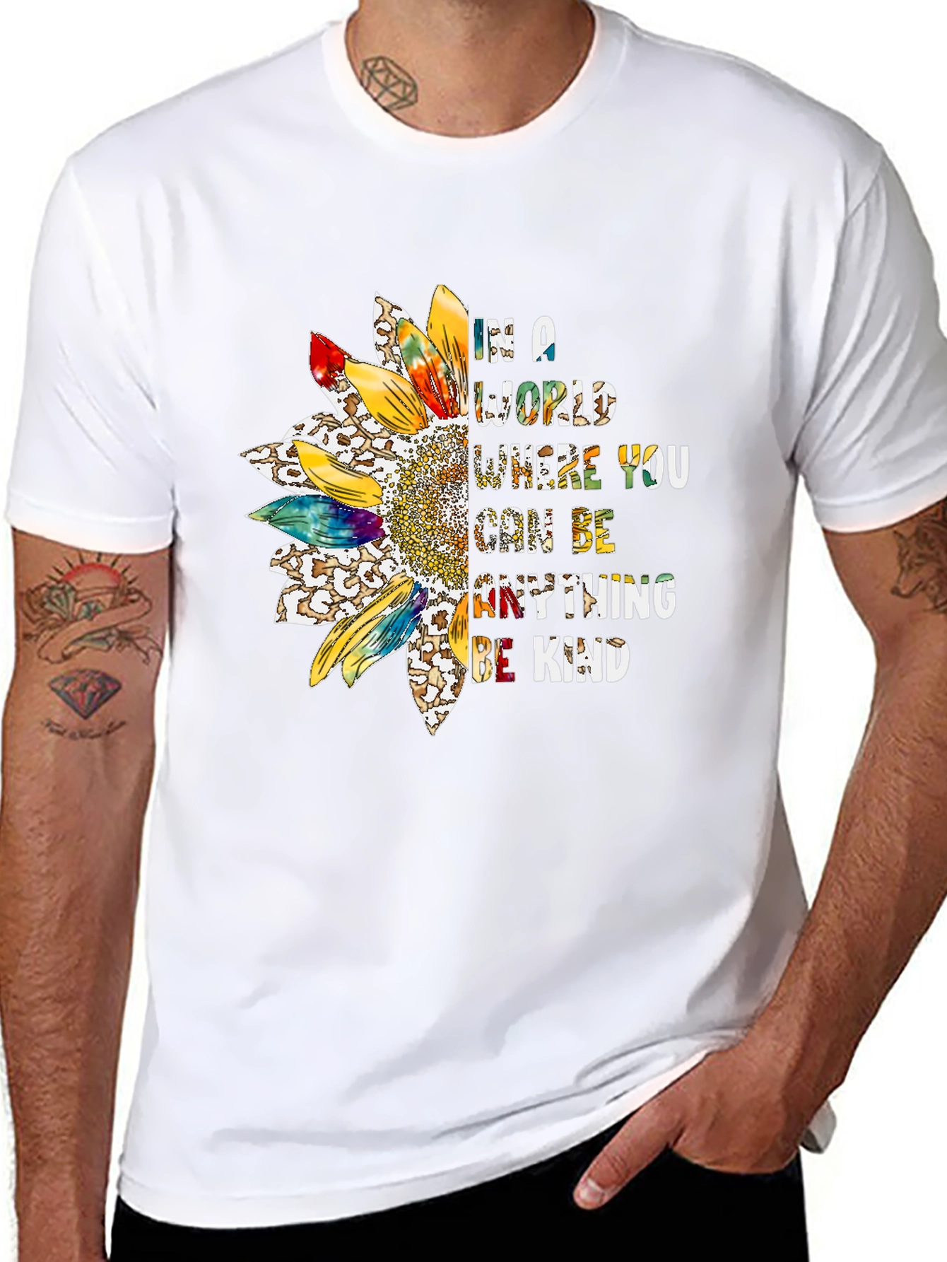 Sunflower Kindness Graphic T-Shirt