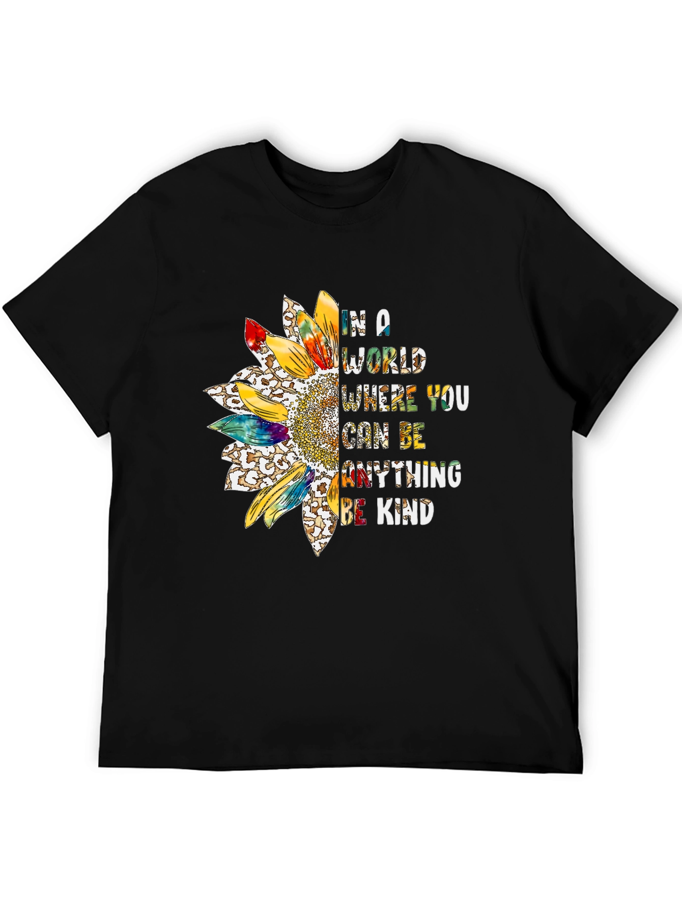 Sunflower Kindness Graphic T-Shirt