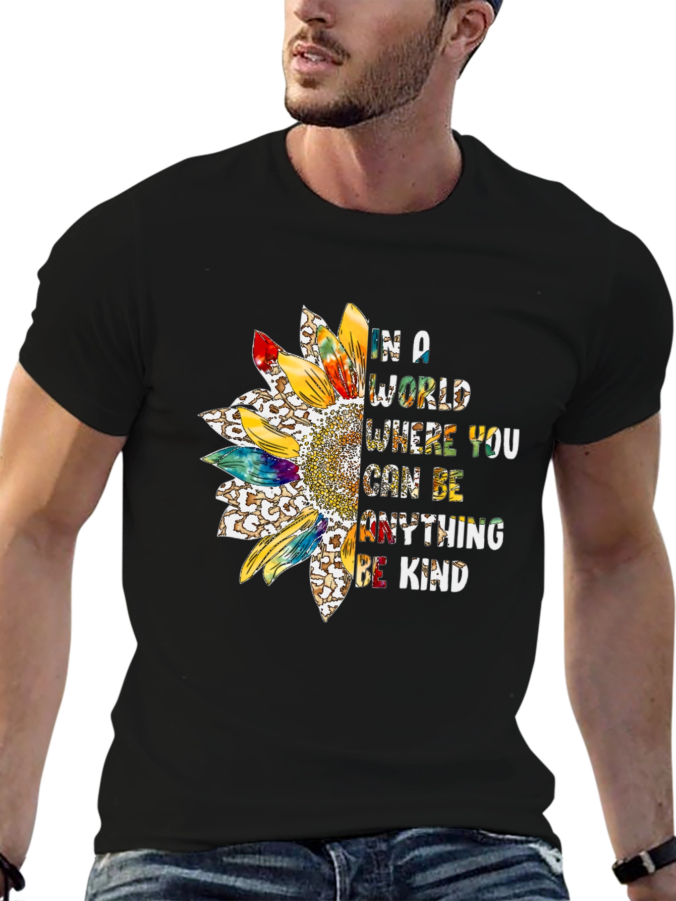 Sunflower Kindness Graphic T-Shirt