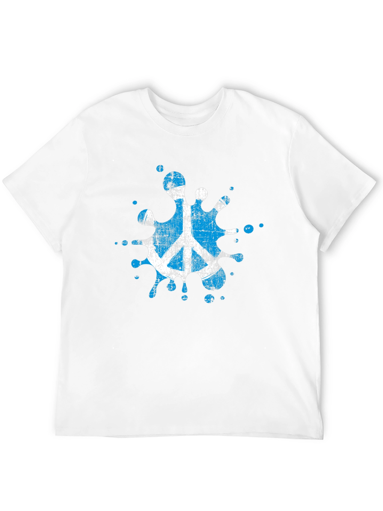 Peace Symbol Splash T-Shirt - Black