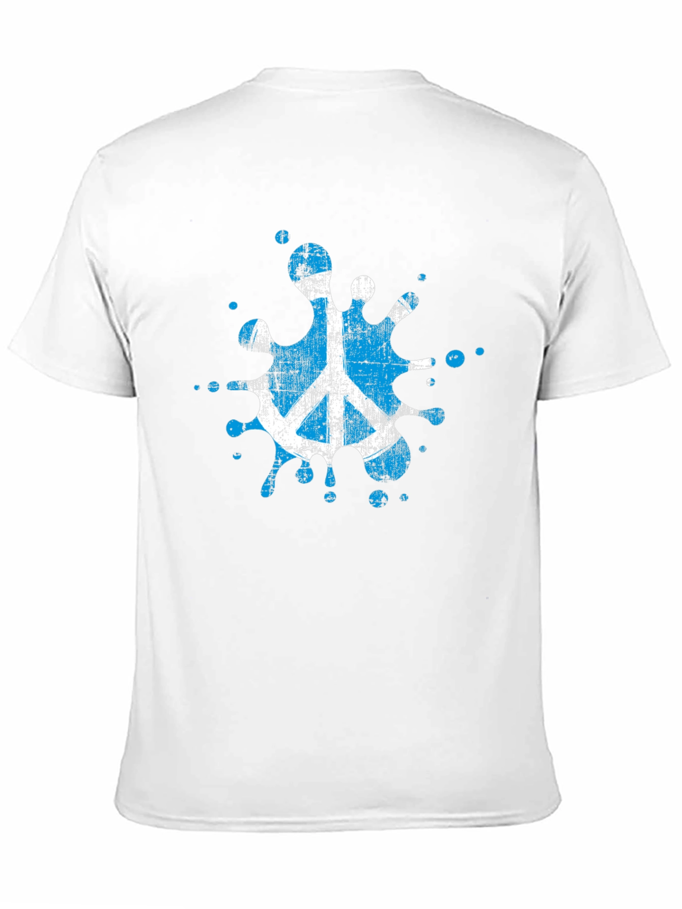 Peace Symbol Splash T-Shirt - Black
