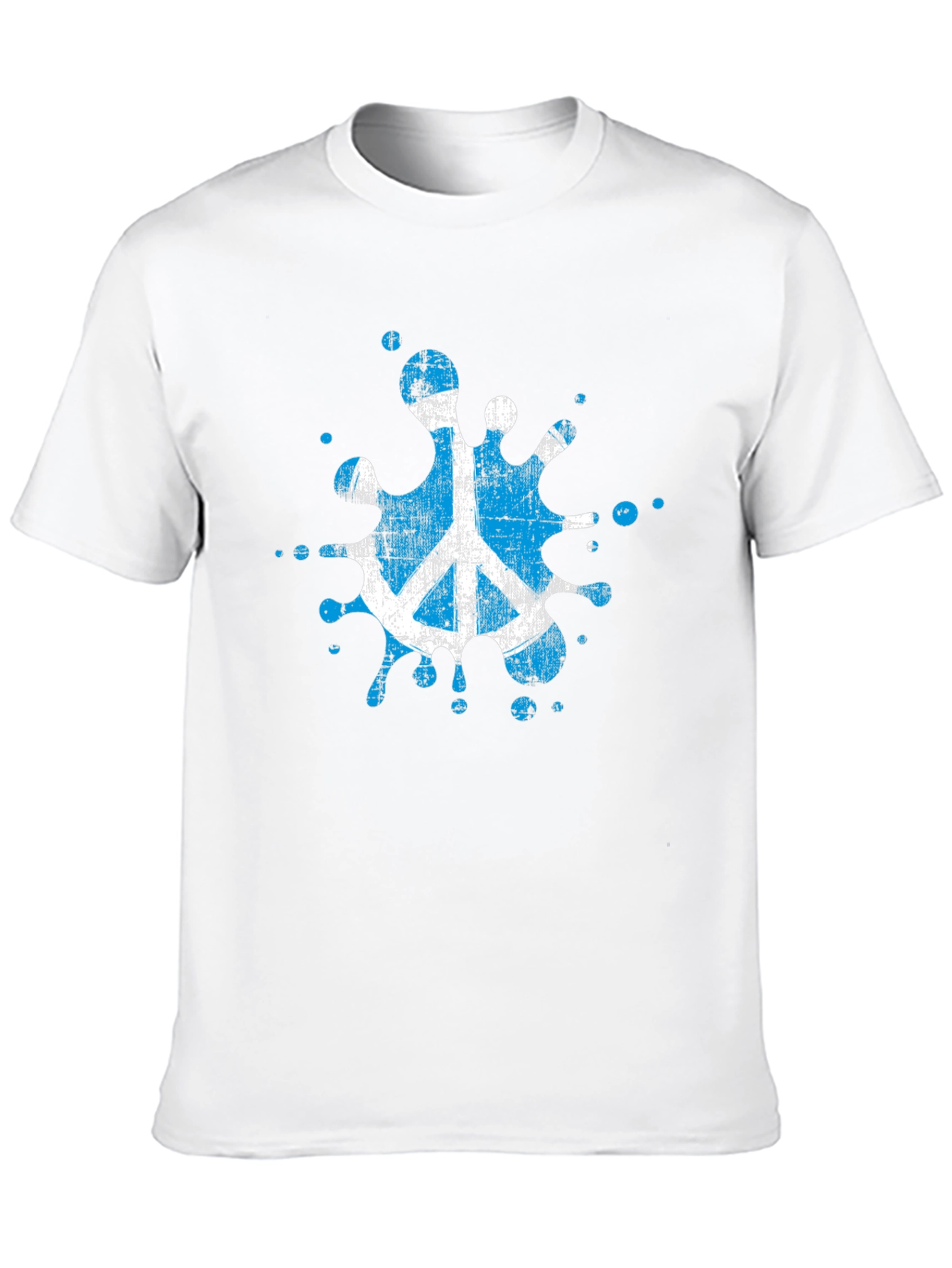 Peace Symbol Splash T-Shirt - Black