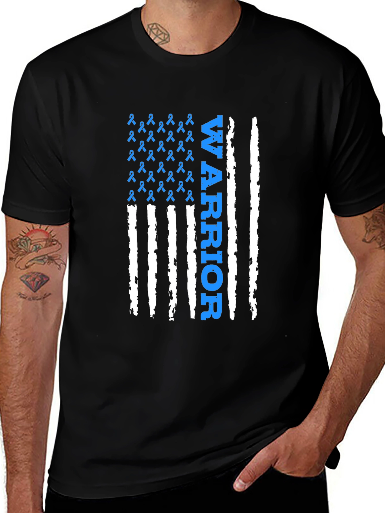 Warrior Ribbon Graphic Tee