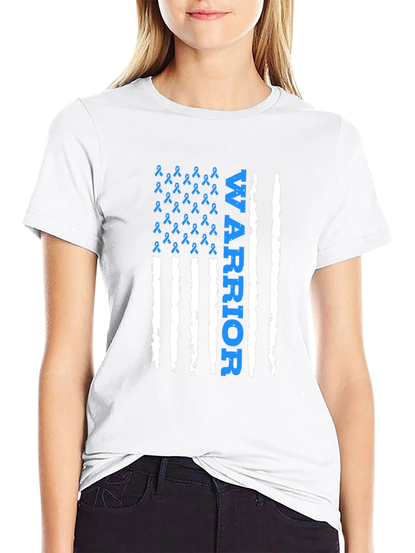 Warrior Ribbon Graphic Tee