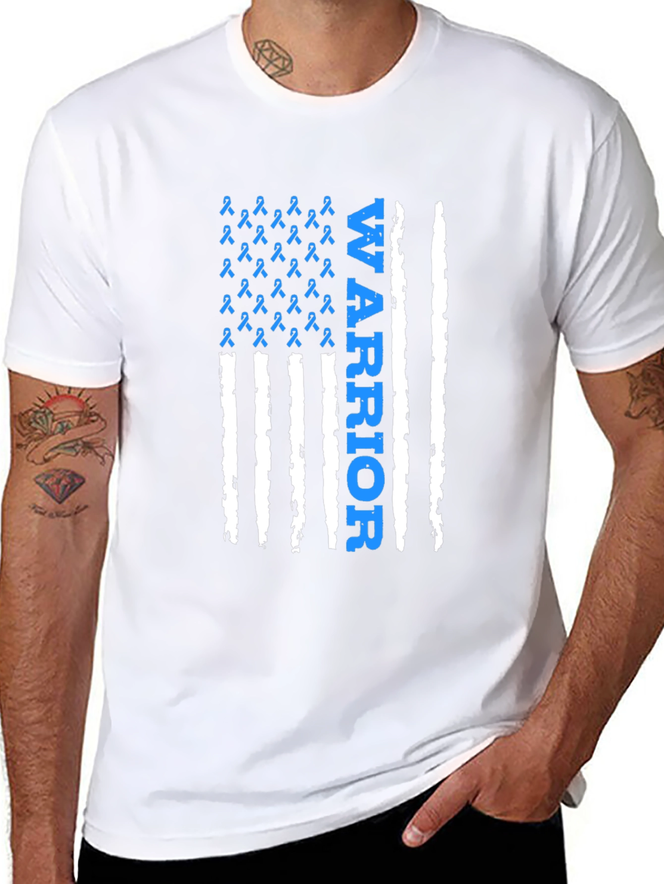 Warrior Ribbon Graphic Tee