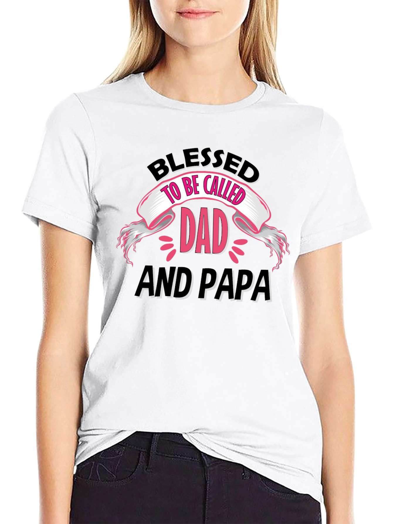 Blessed Dad and Papa T-Shirt