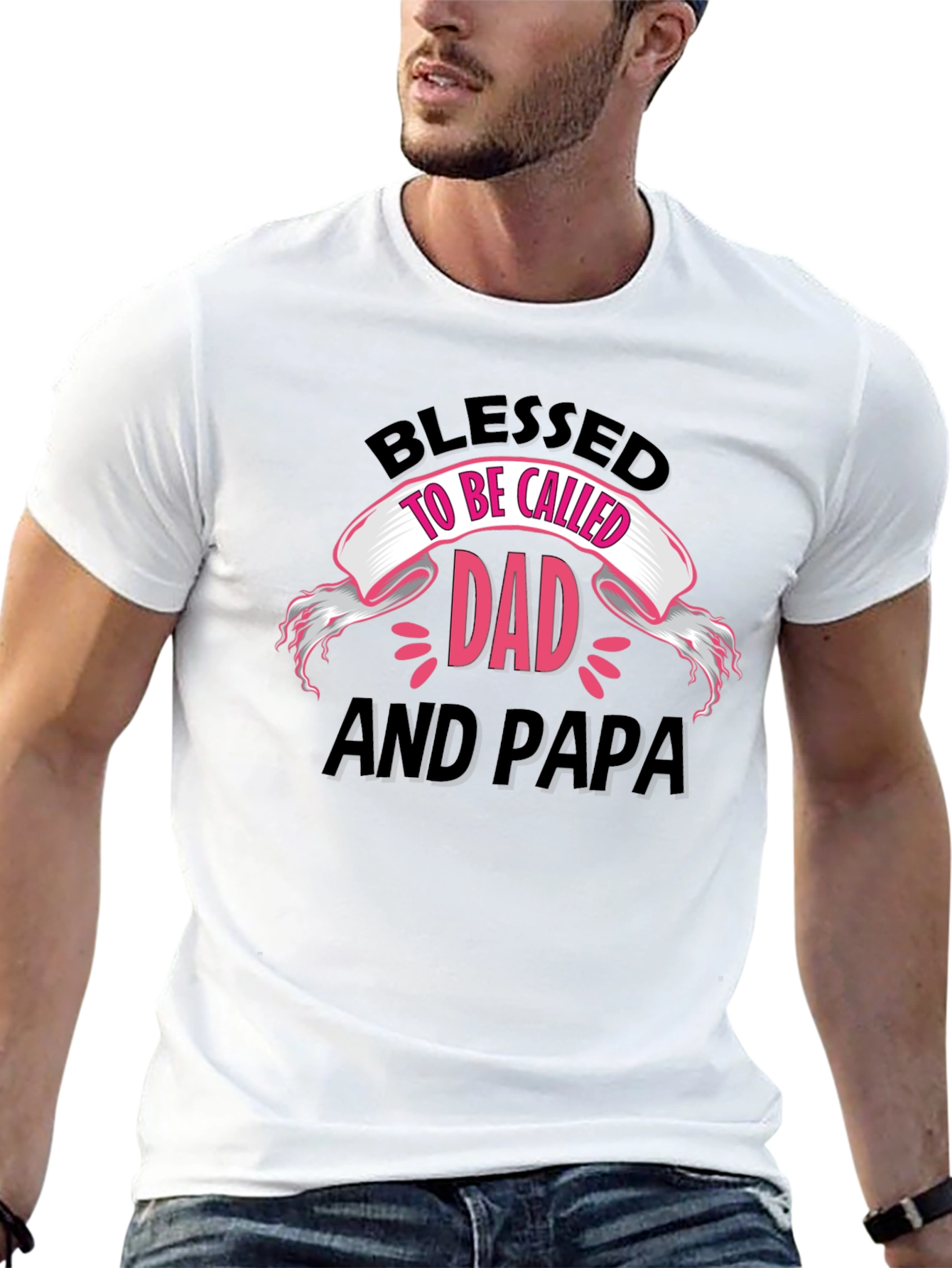 Blessed Dad and Papa T-Shirt