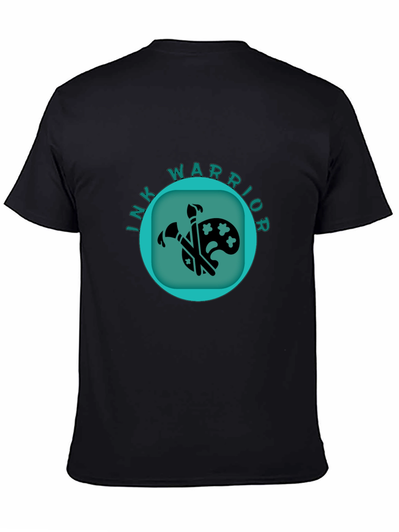 Ink Warrior Graphic T-Shirt - Black