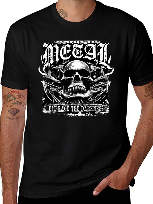 Unleash the Metal Graphic Tee - Embrace the Darkness