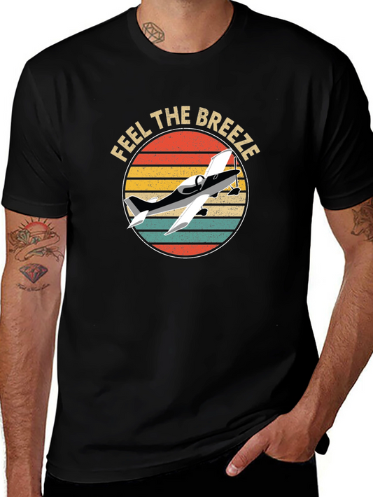 Feel The Breeze Airplane Graphic Tee