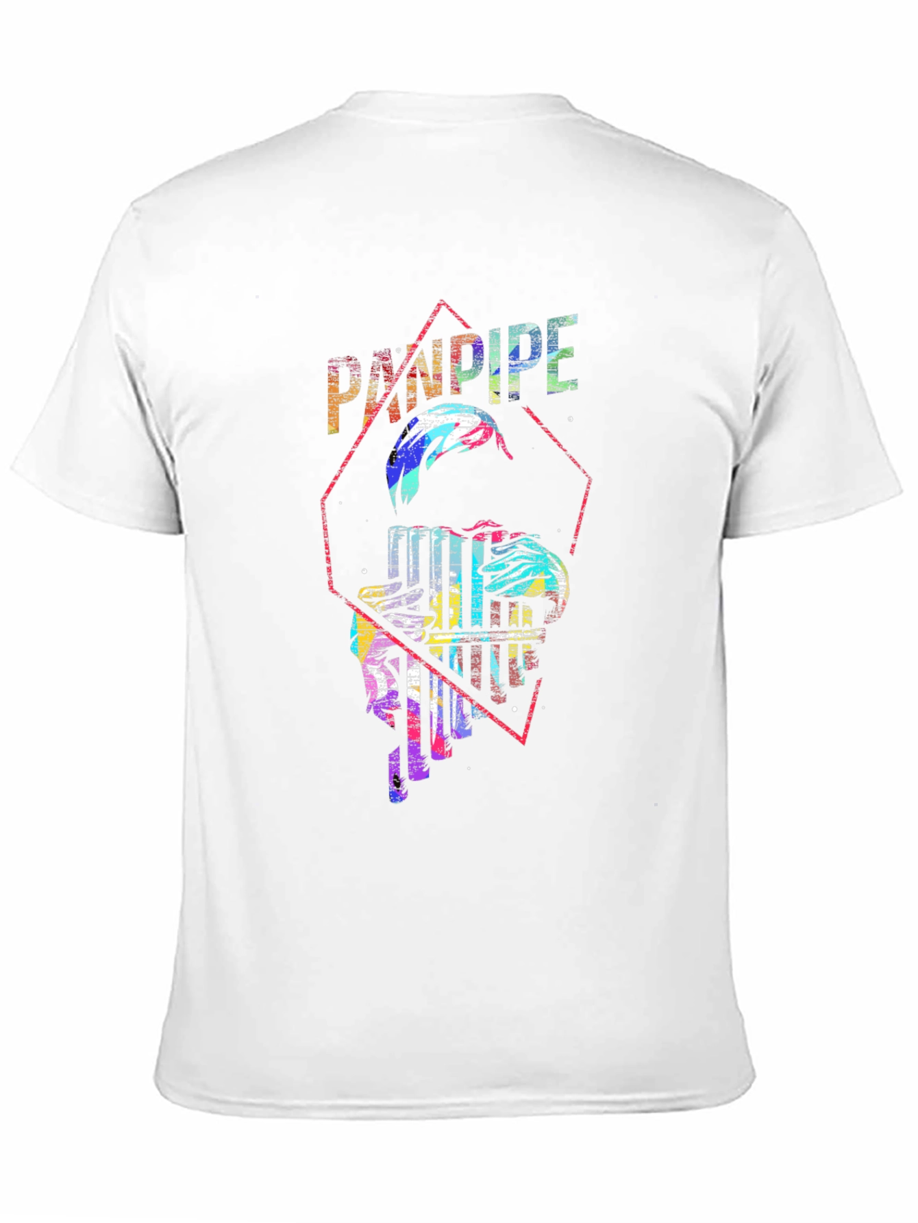 Panpipe Musical Instrument Graphic T-Shirt